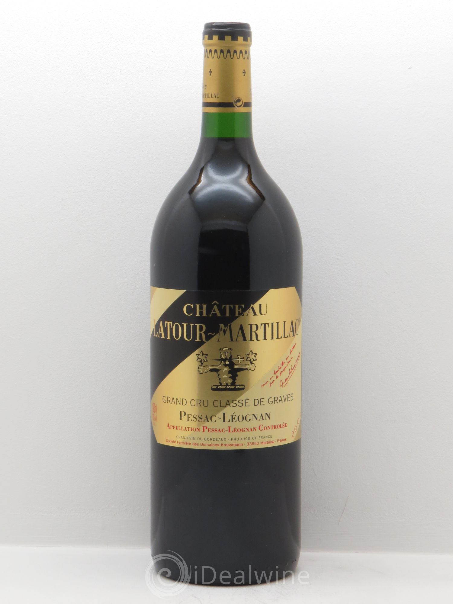 Château Latour-Martillac Cru Classé de Graves 2003 - Lot de 6 magnums - 0