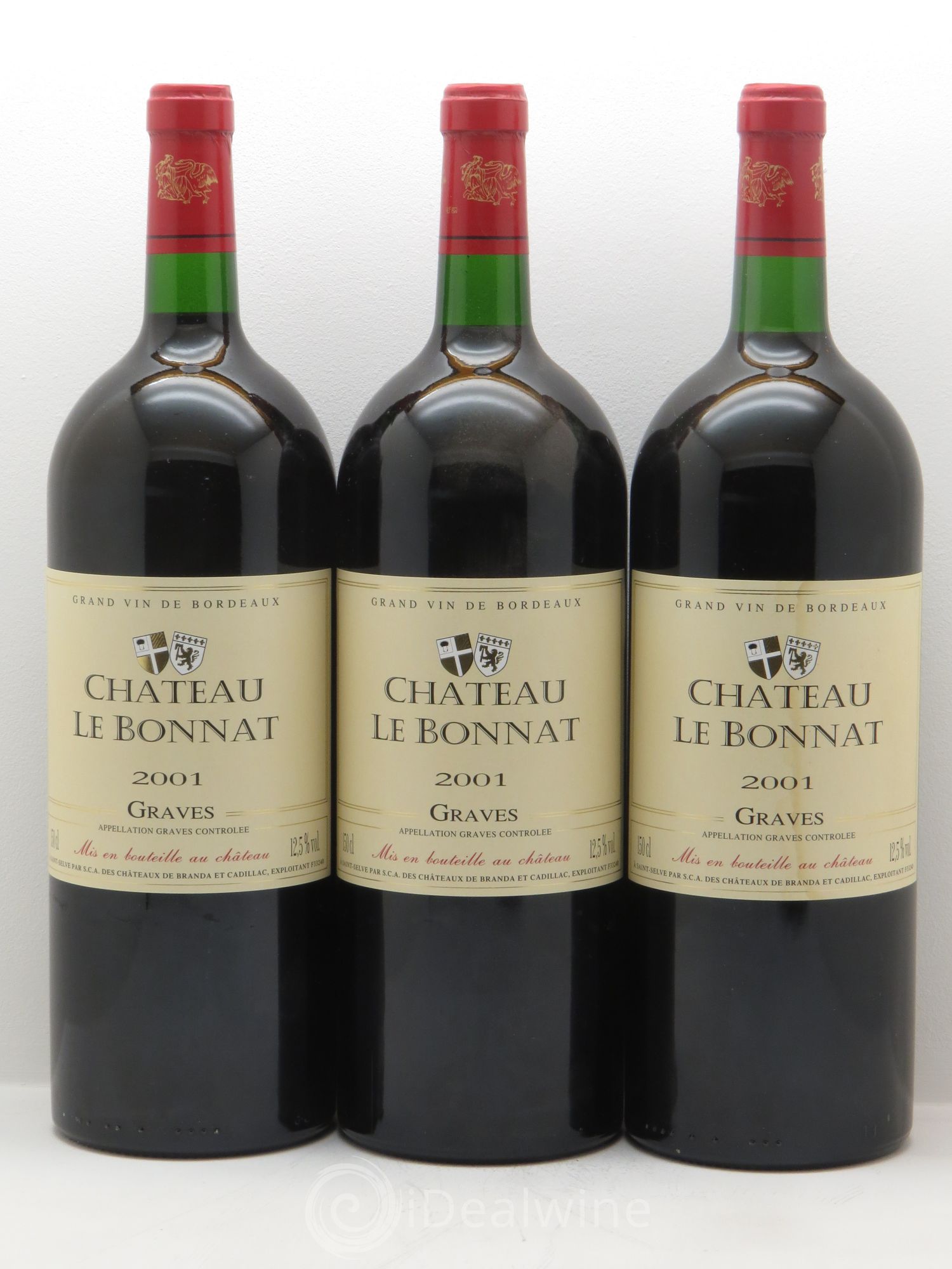 Bordeaux Château le Bonnat (sans prix de réserve) 2001 - Posten von 3 Magnum - 0
