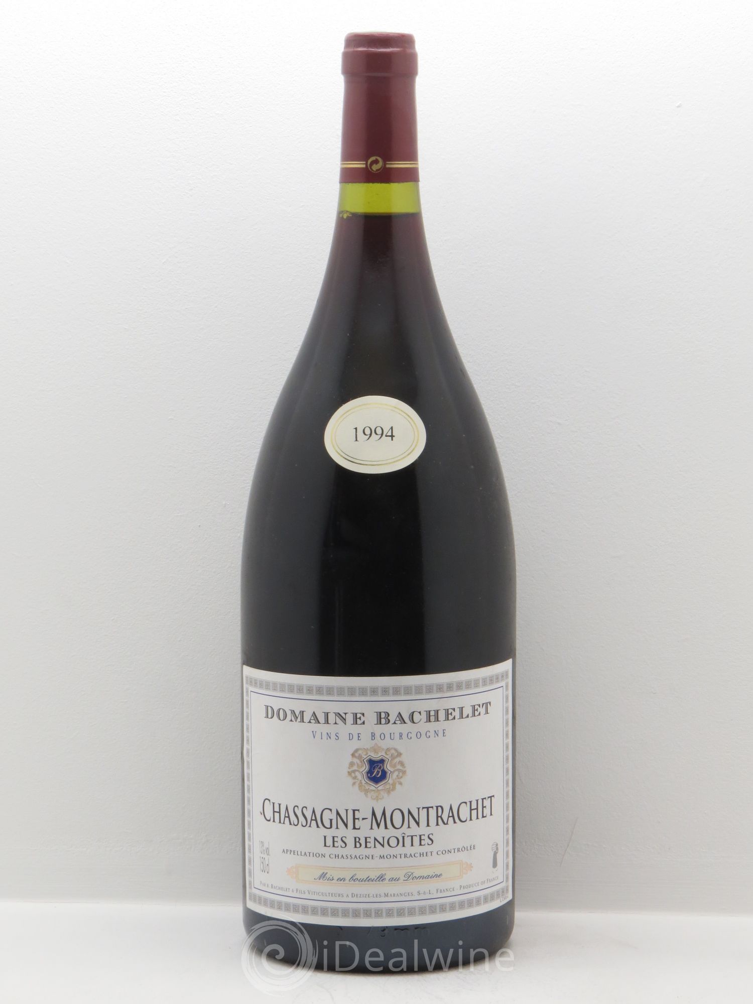 Chassagne-Montrachet les Benoites B.Bachelet 1994 - Posten von 6 Magnum - 0