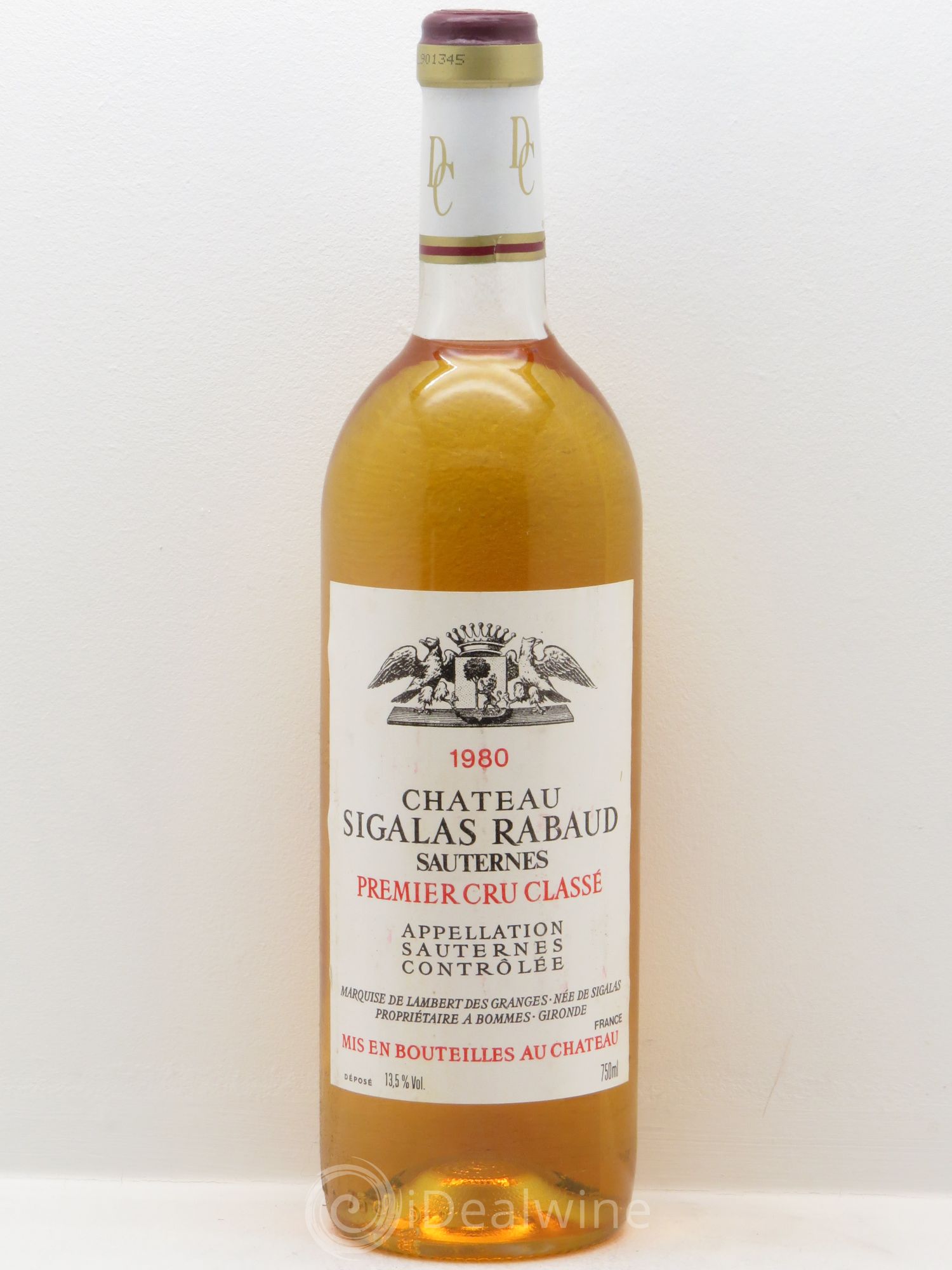 Château Sigalas Rabaud 1er Grand Cru Classé 1980 - Lotto di 6 bottiglie - 0