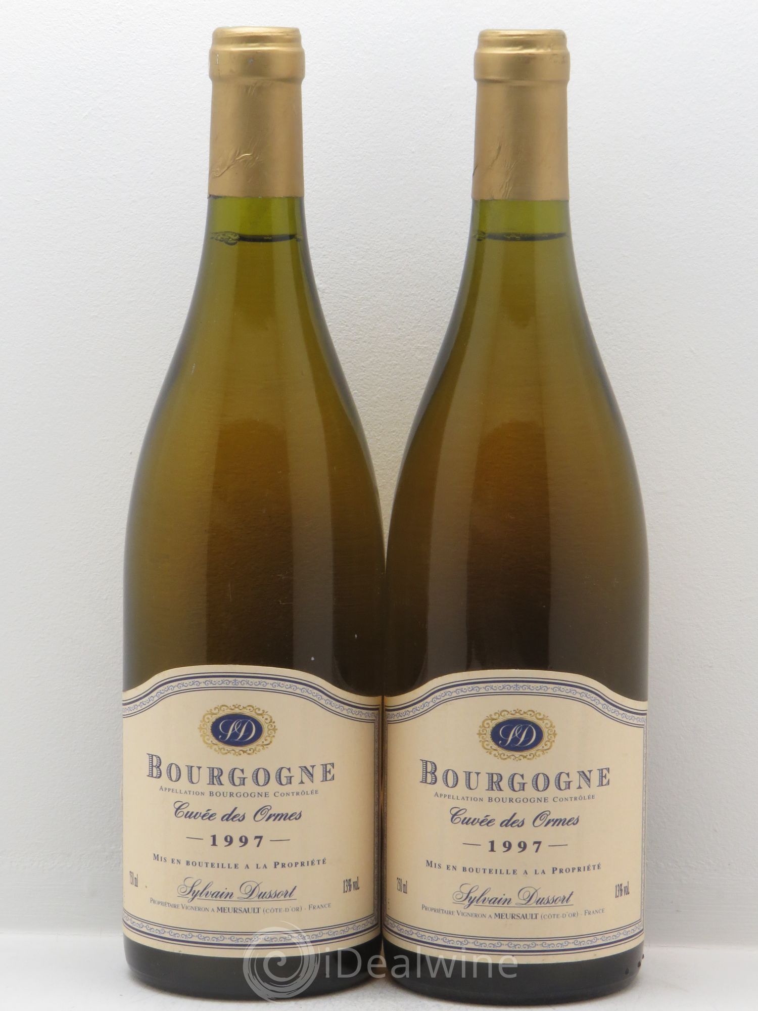 Bourgogne Cuvée des Ormes Sylvain Dussort (sans prix de réserve) 1997 - Posten von 2 Flaschen - 0