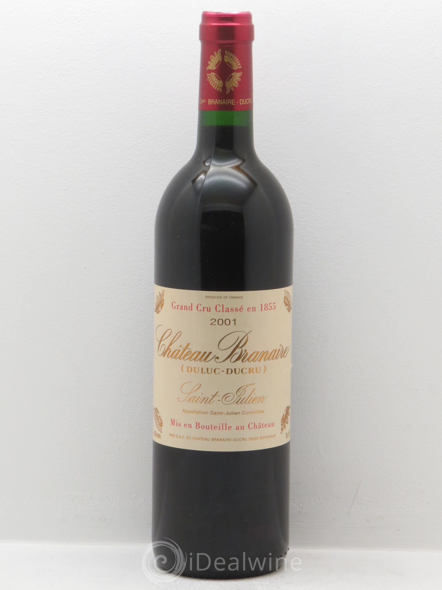 Château Branaire Ducru 4ème Grand Cru Classé 2001 - Lot de 6 bouteilles - 0