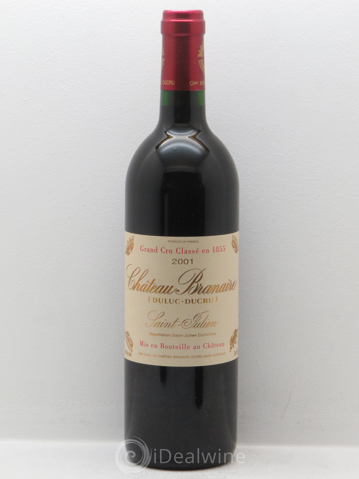 Château Branaire Ducru 4ème Grand Cru Classé 2001 - Lot de 6 bouteilles - 0