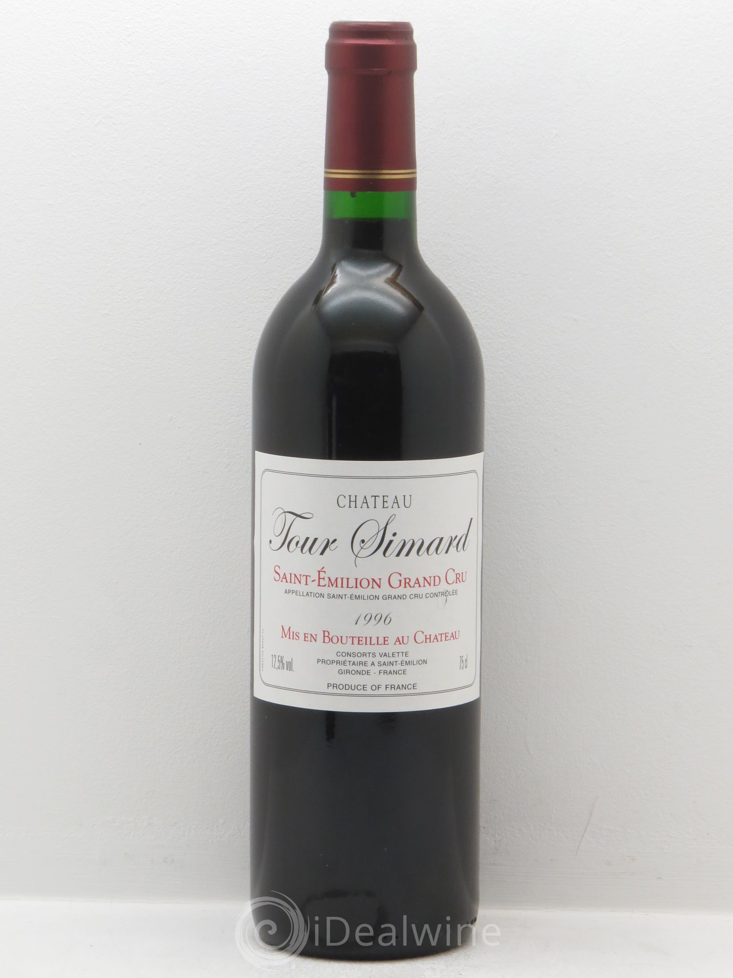 Saint-Émilion Château Tour Simard 1996 - Lot de 12 bouteilles - 0