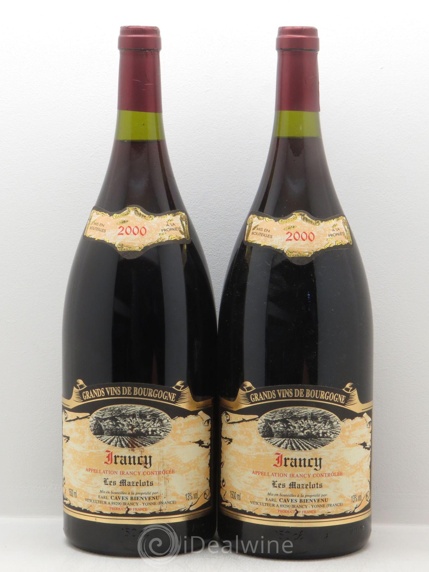 Divers Irancy les Mazelots Caves Bienvenue (sans prix de réserve) 2000 - Posten von 2 Magnum - 0