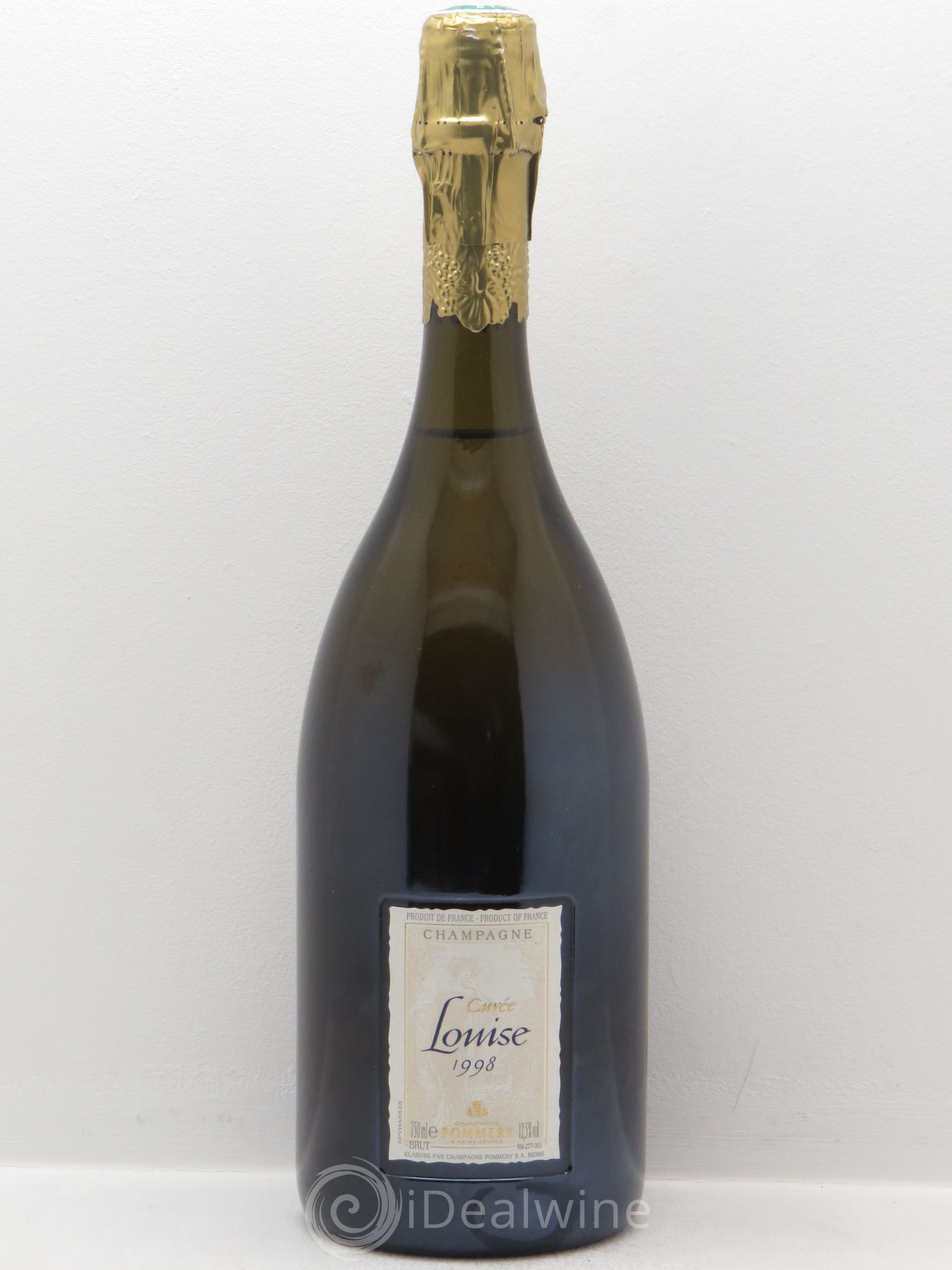 Cuvée Louise Pommery (sans prix de réserve) 1998 - Lot de 1 bouteille - 0