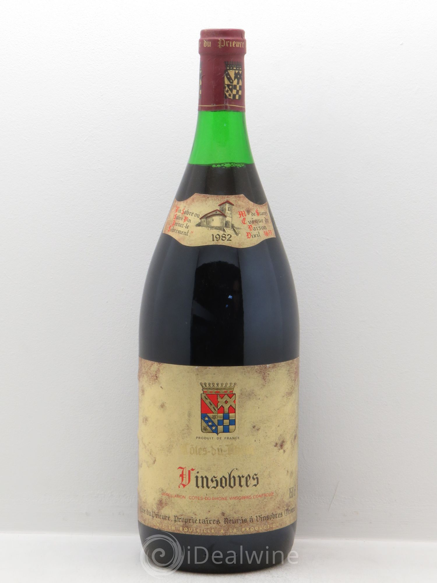 Côtes-du-Rhône Vinsobres Cave du Prieuré 1982 - Posten von 1 Magnum - 0
