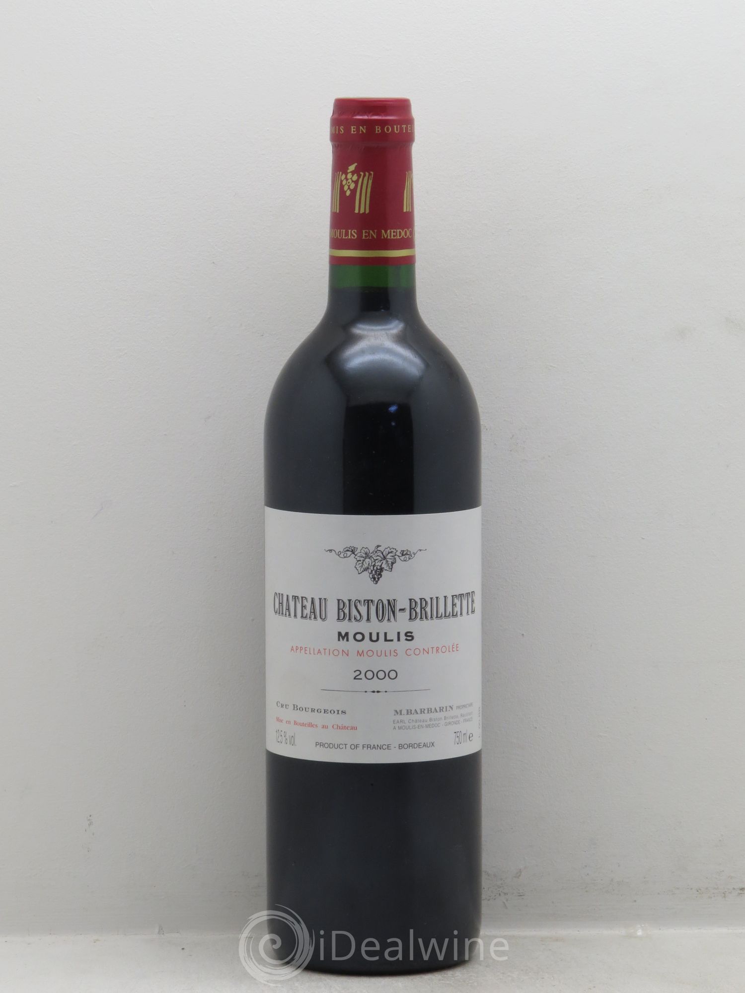 Château Biston Brillette 2000 - Lot de 6 bouteilles - 0