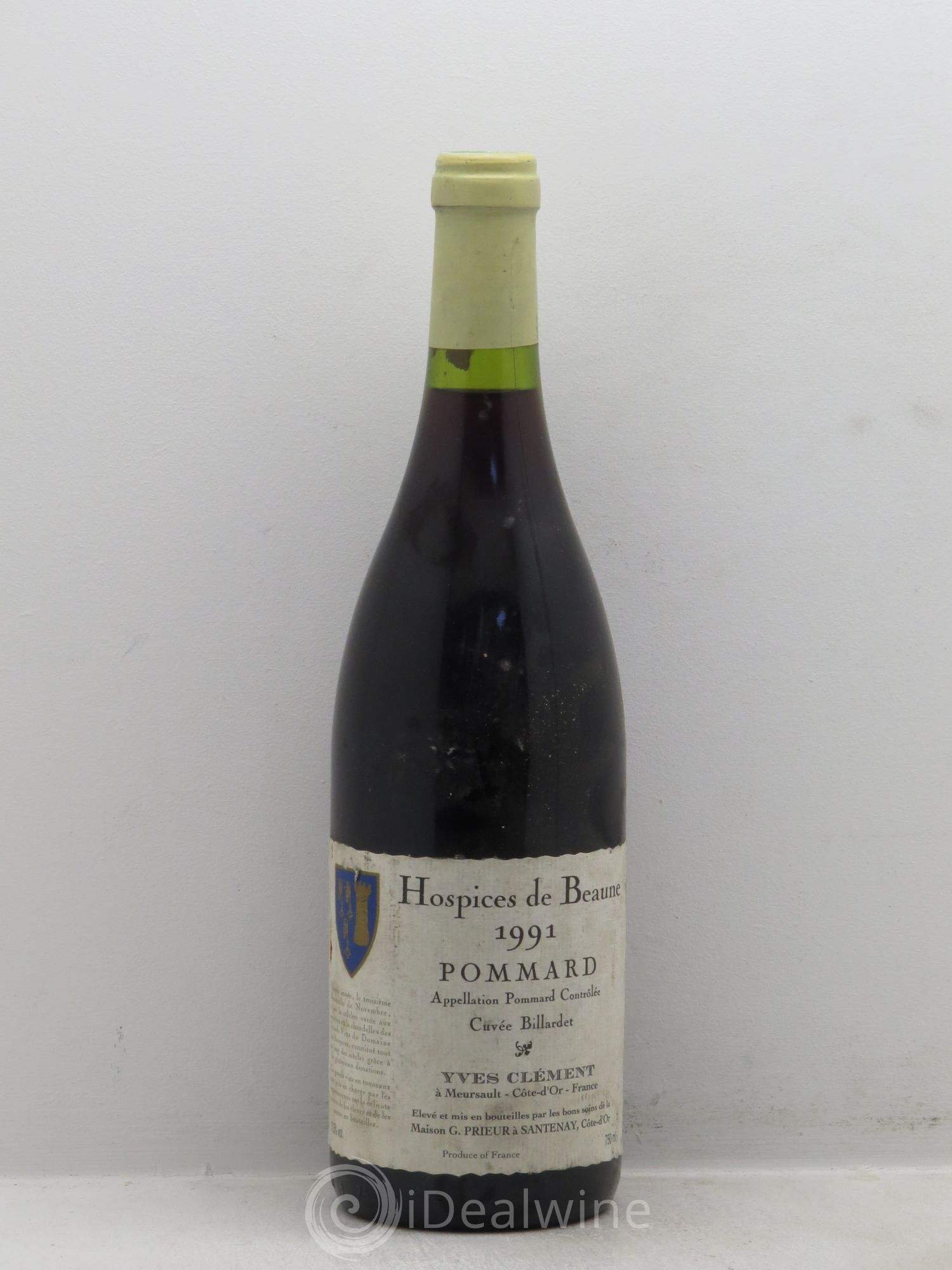 Pommard Cuvée Billardet (sans prix de réserve) 1991 - Posten von 1 Flasche - 0