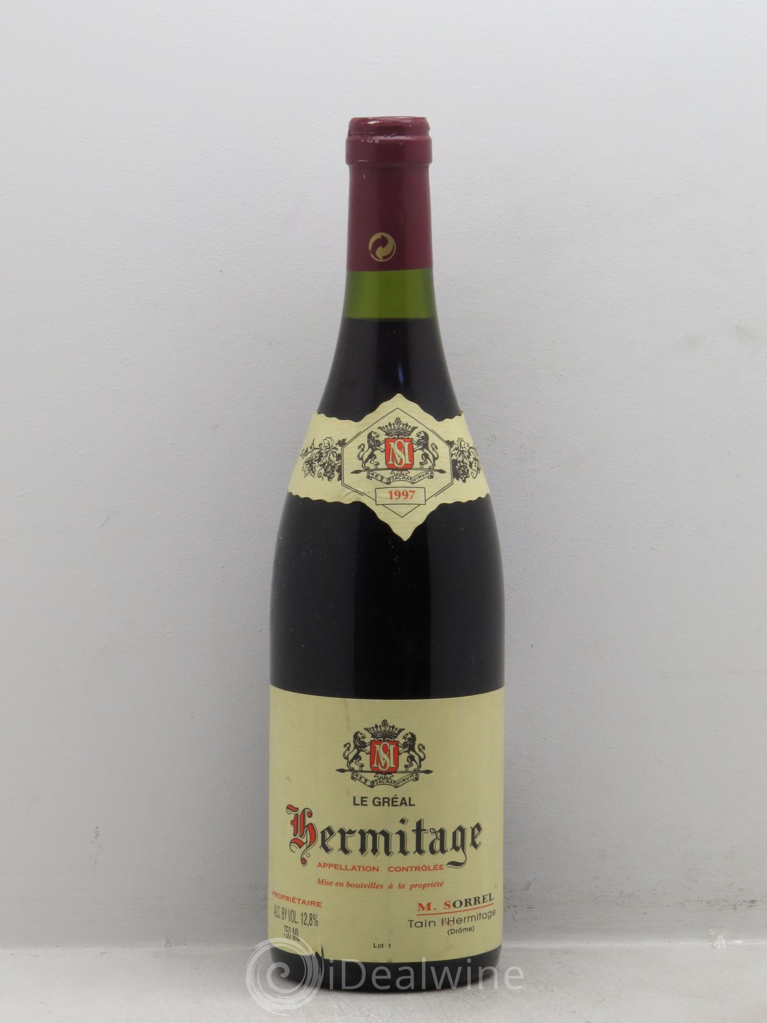 Hermitage Le Gréal Marc Sorrel (sans prix de réserve) 1997 - Lot de 1 bouteille - 0