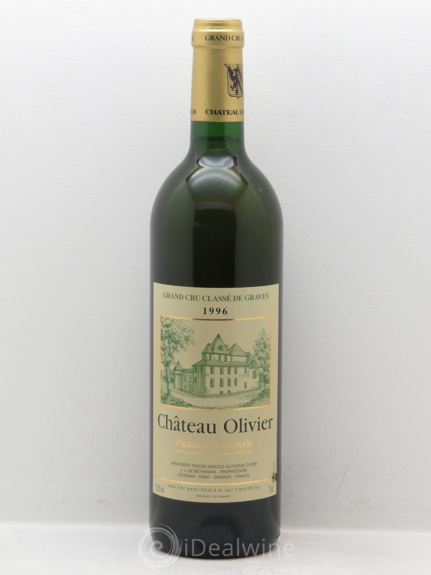 Château Olivier Cru Classé de Graves 1996 - Lot de 6 bouteilles - 0