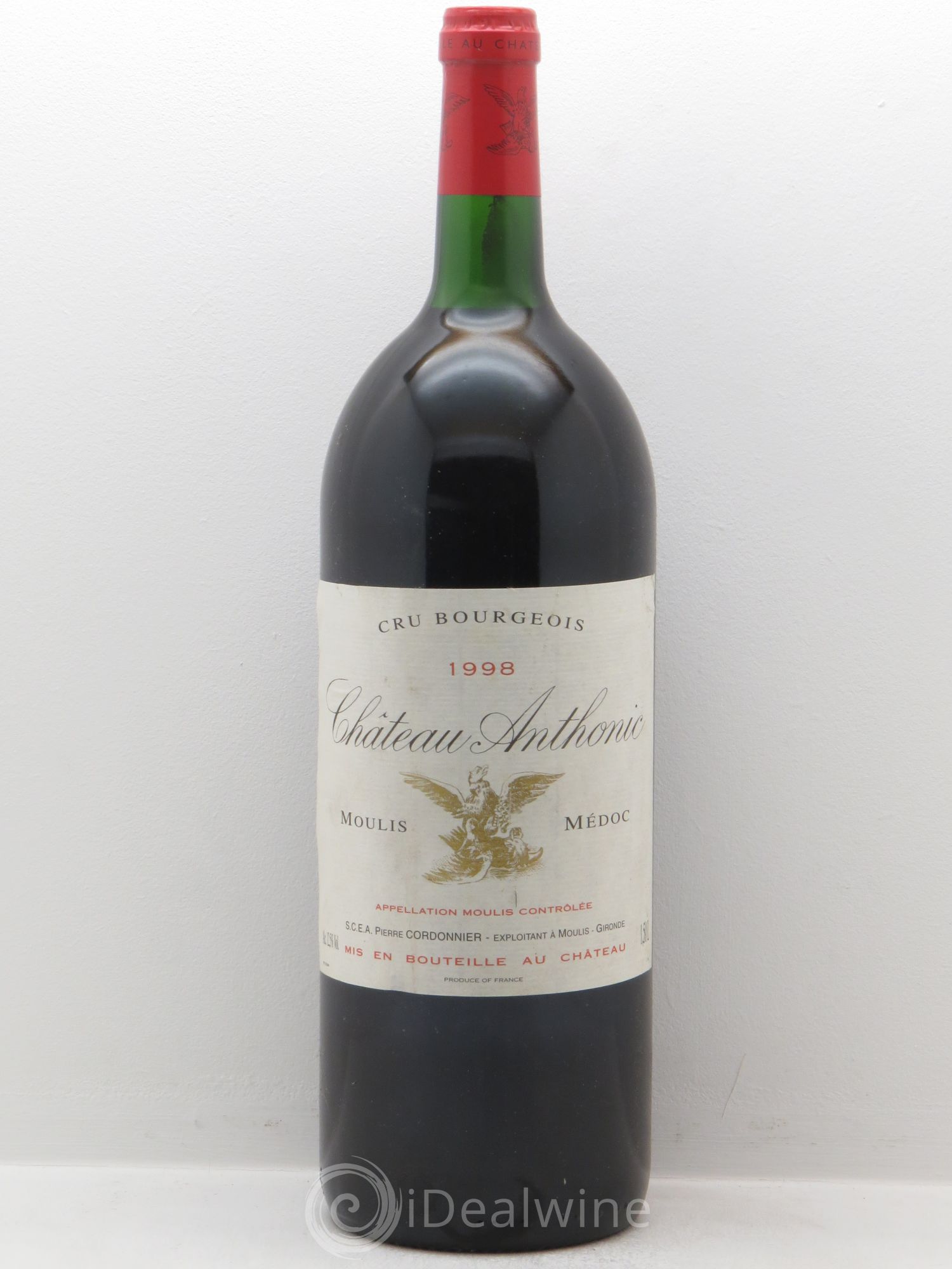 Château Anthonic Cru Bourgeois 1998 - Lot de 6 magnums - 0