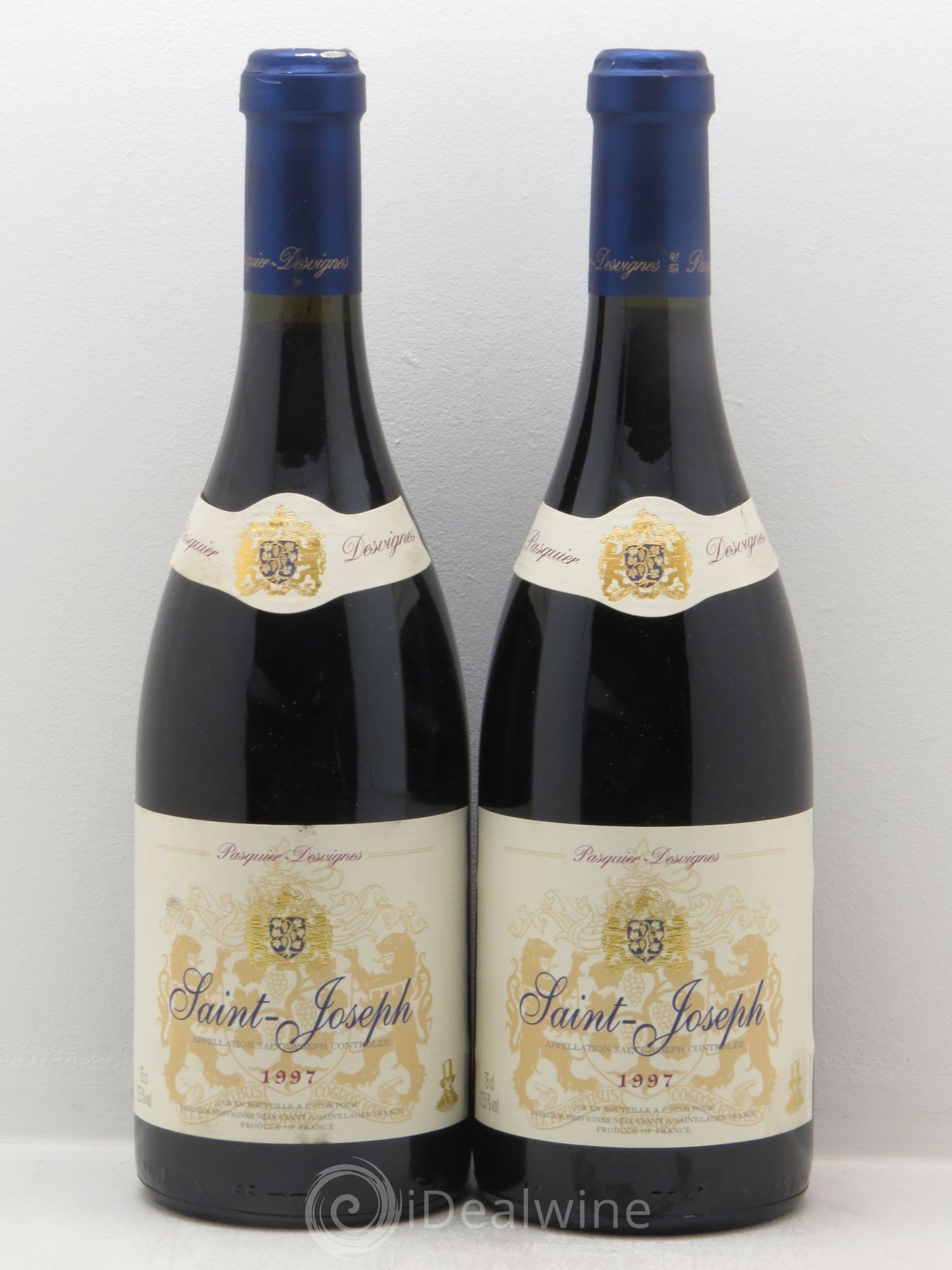 Saint-Joseph Pasquier Desvignes 1997 - Lot de 2 bouteilles - 0