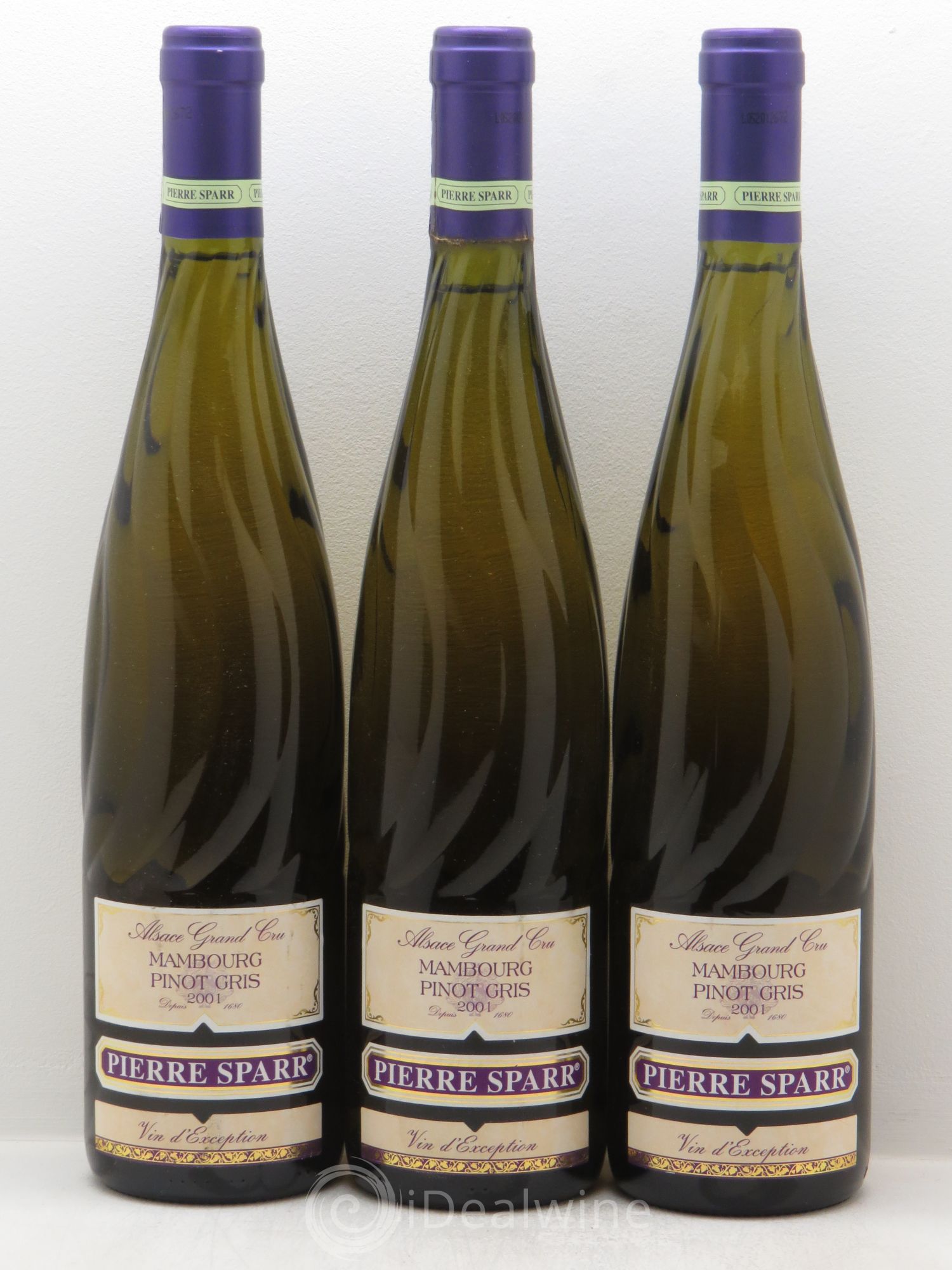 Pinot Gris Mambourg (sans prix de réserve) 2001 - Posten von 3 Flaschen - 0