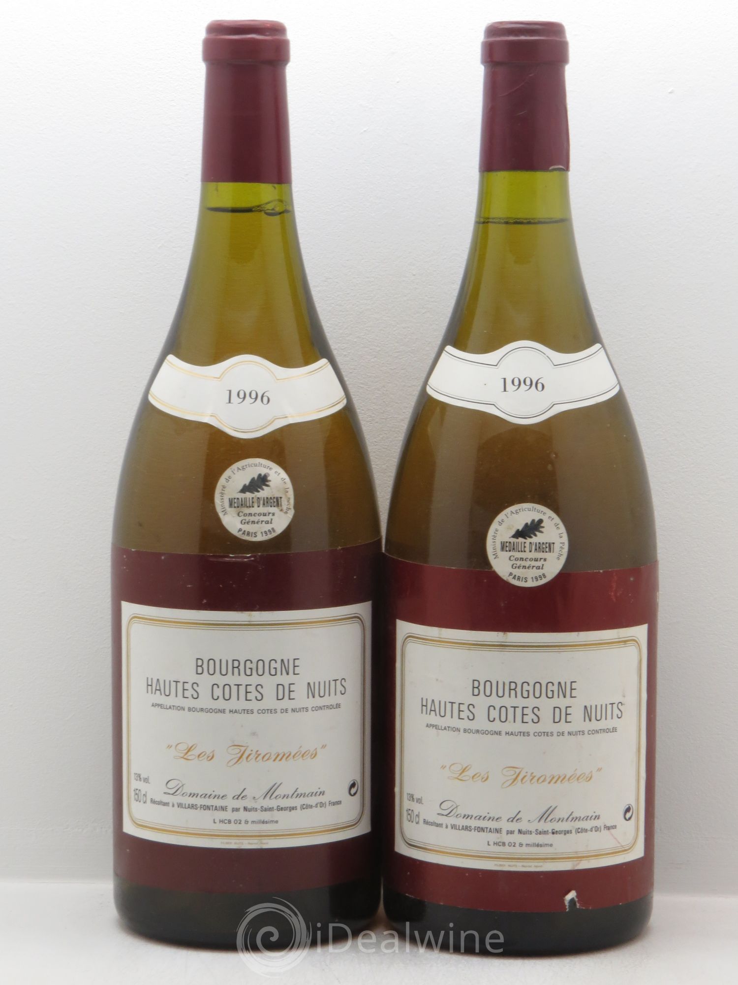 Hautes-Côtes de Nuits les Jiromées Domaine de Montmain 1996 - Posten von 2 Magnum - 0