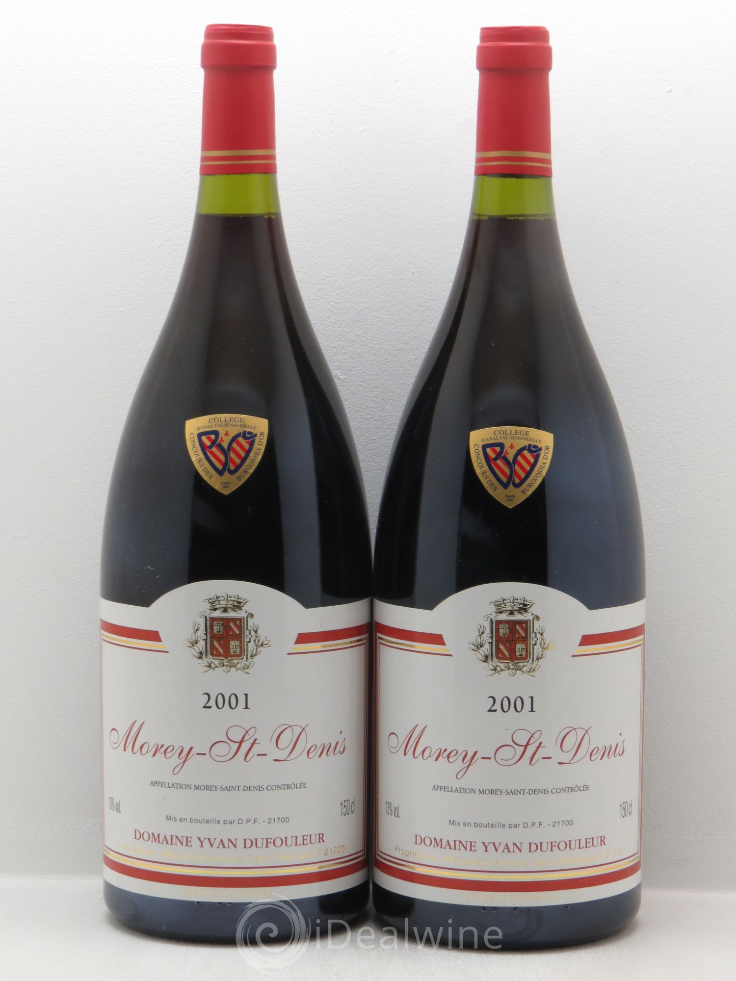 Morey-Saint-Denis Domaine Ivan Dufouleur 2001 - Posten von 2 Magnum - 0