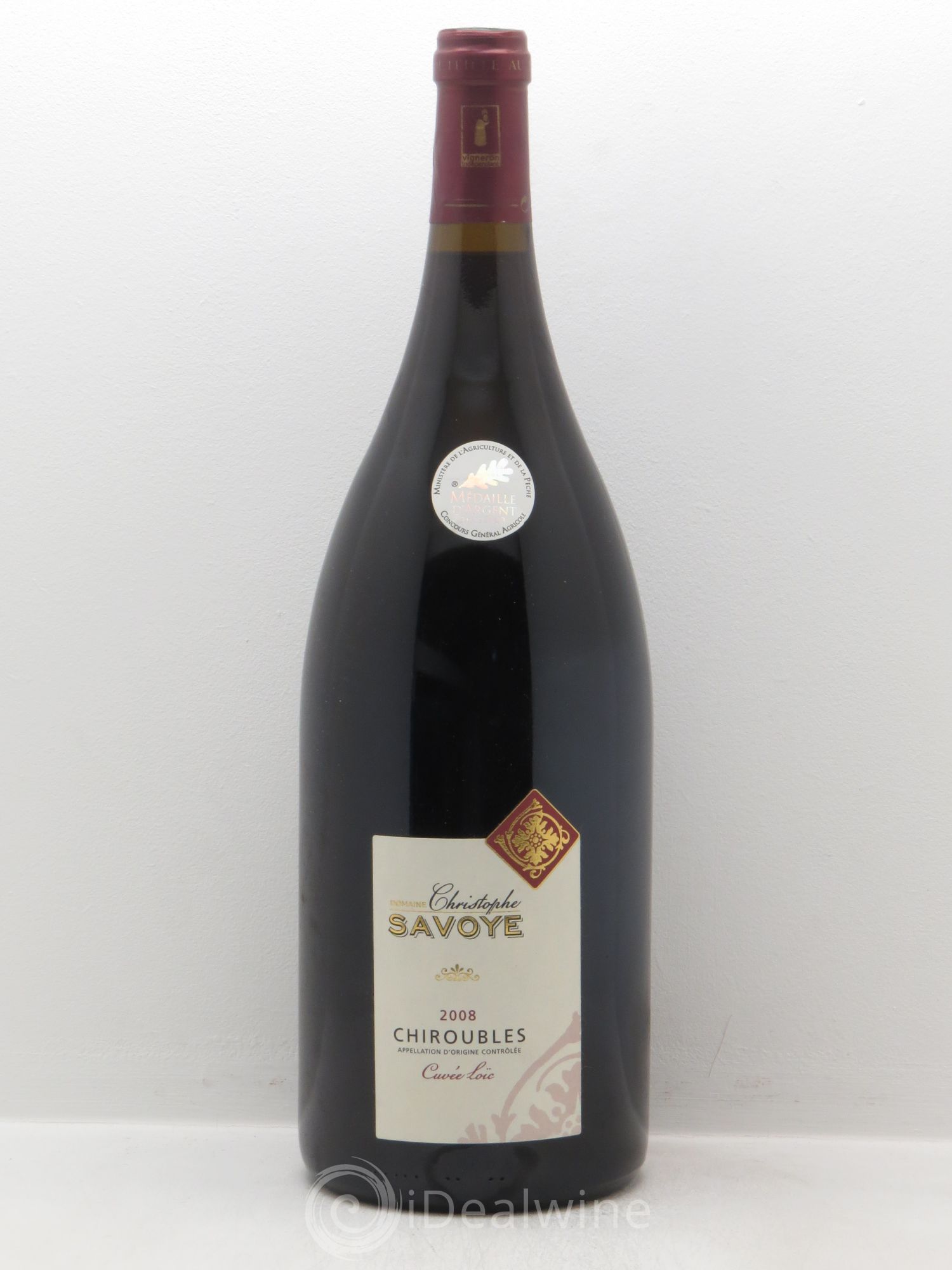 Chiroubles Domaine Christophe Savoye "Cuvée Loïc" (sans prix de réserve) 2008 - Posten von 1 Magnum - 0