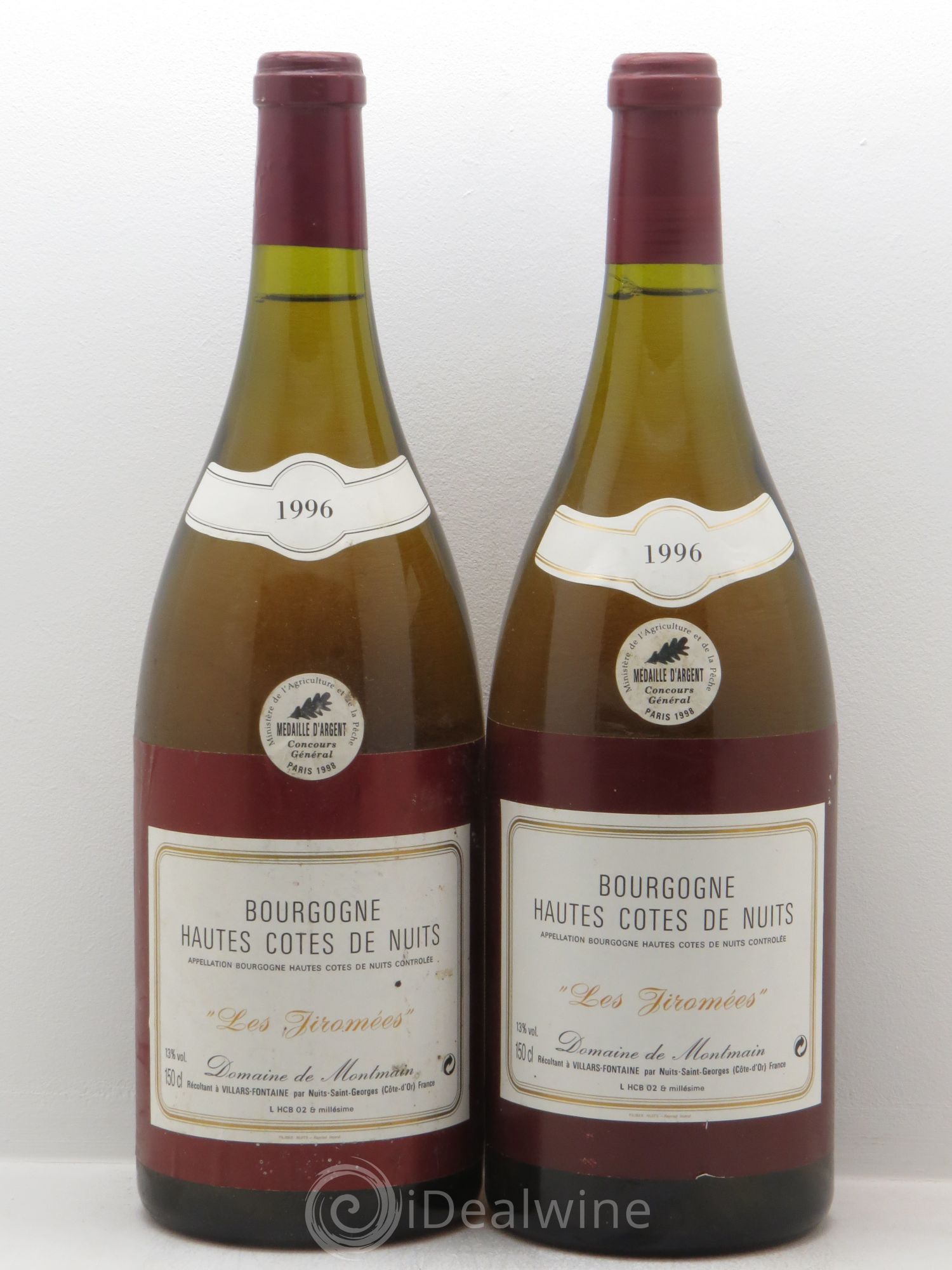 Hautes-Côtes de Nuits les Jiromées Domaine de Montmain 1996 - Posten von 2 Magnum - 0
