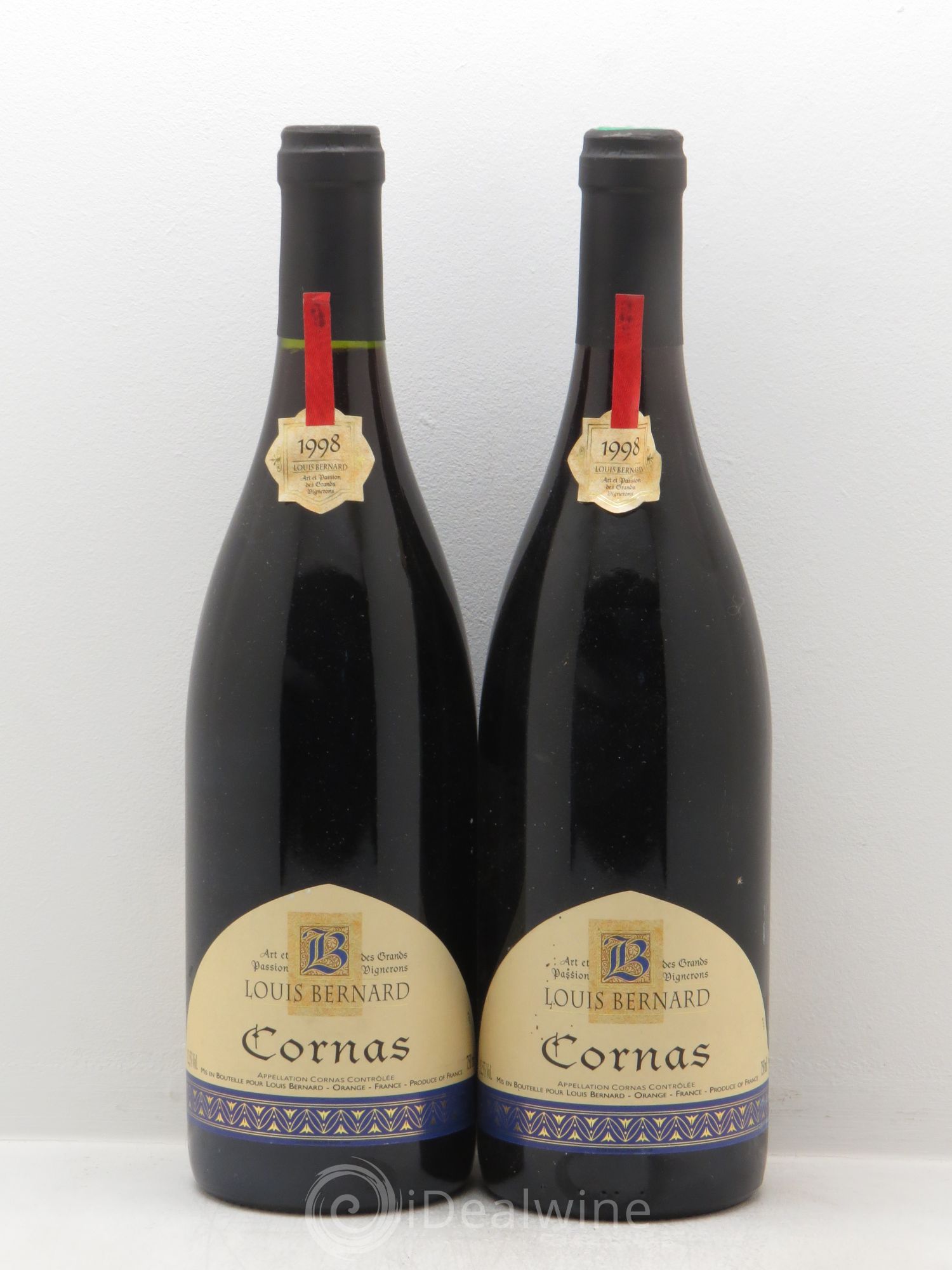 Cornas Louis Bernard (sans prix de réserve) 1998 - Posten von 2 Flaschen - 0