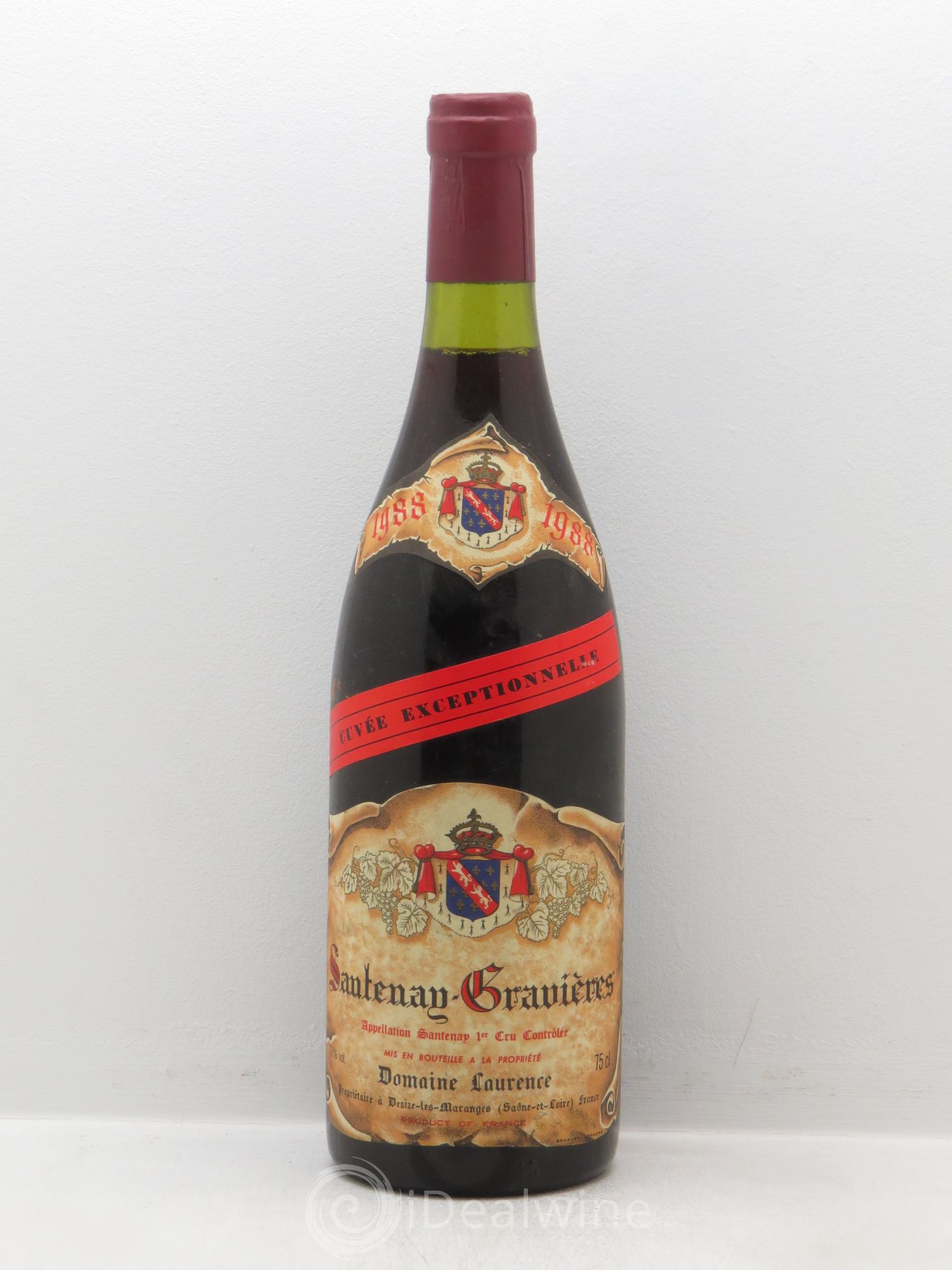Santenay Gravières Domaine Laurence Cuvée Exceptionnelle (sans prix de réserve) 1988 - Posten von 1 Flasche - 0