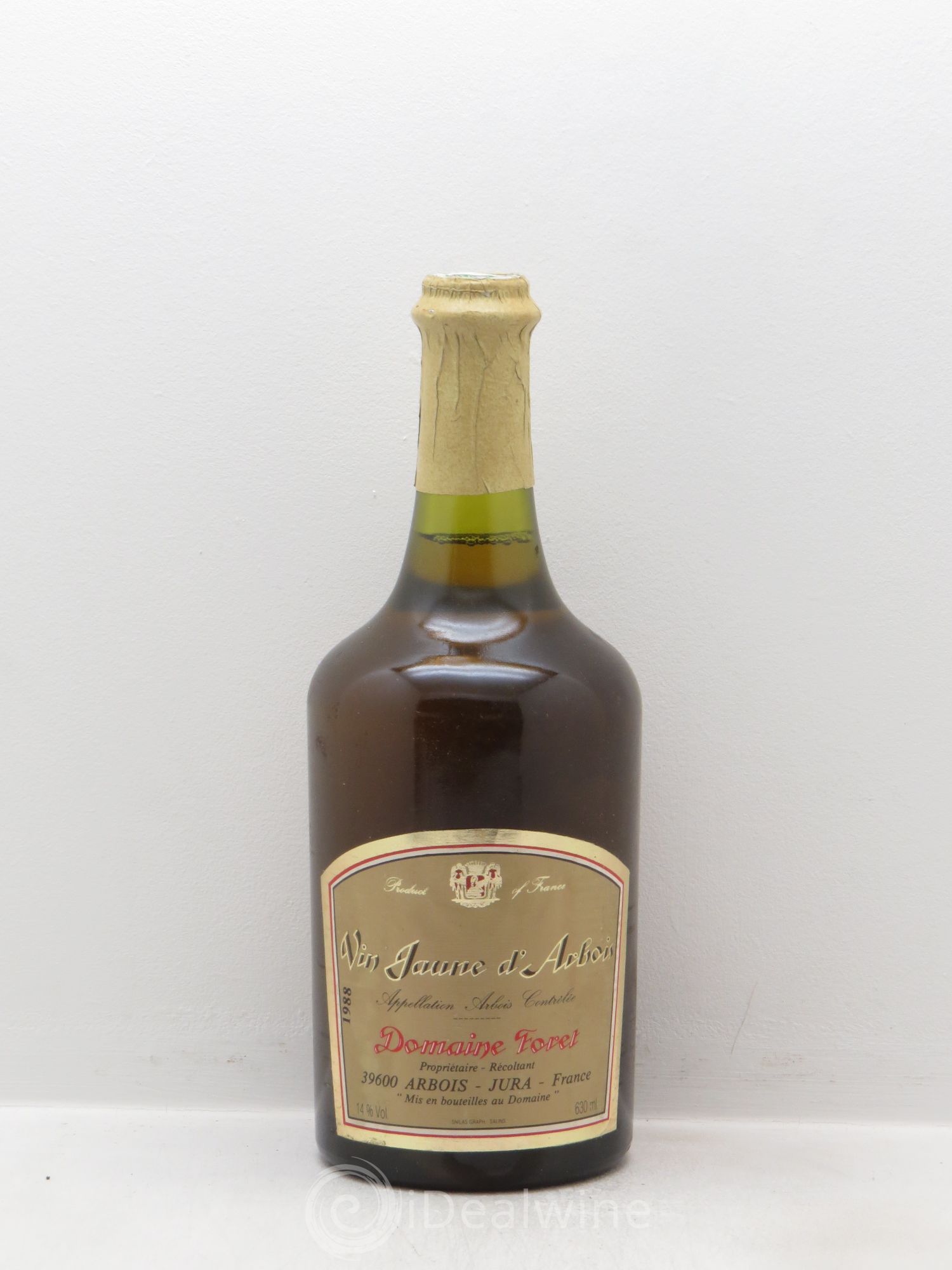 Arbois Vin Jaune Domaine Foret (sans prix de réserve) 1988 - Posten von 1 Flasche - 0