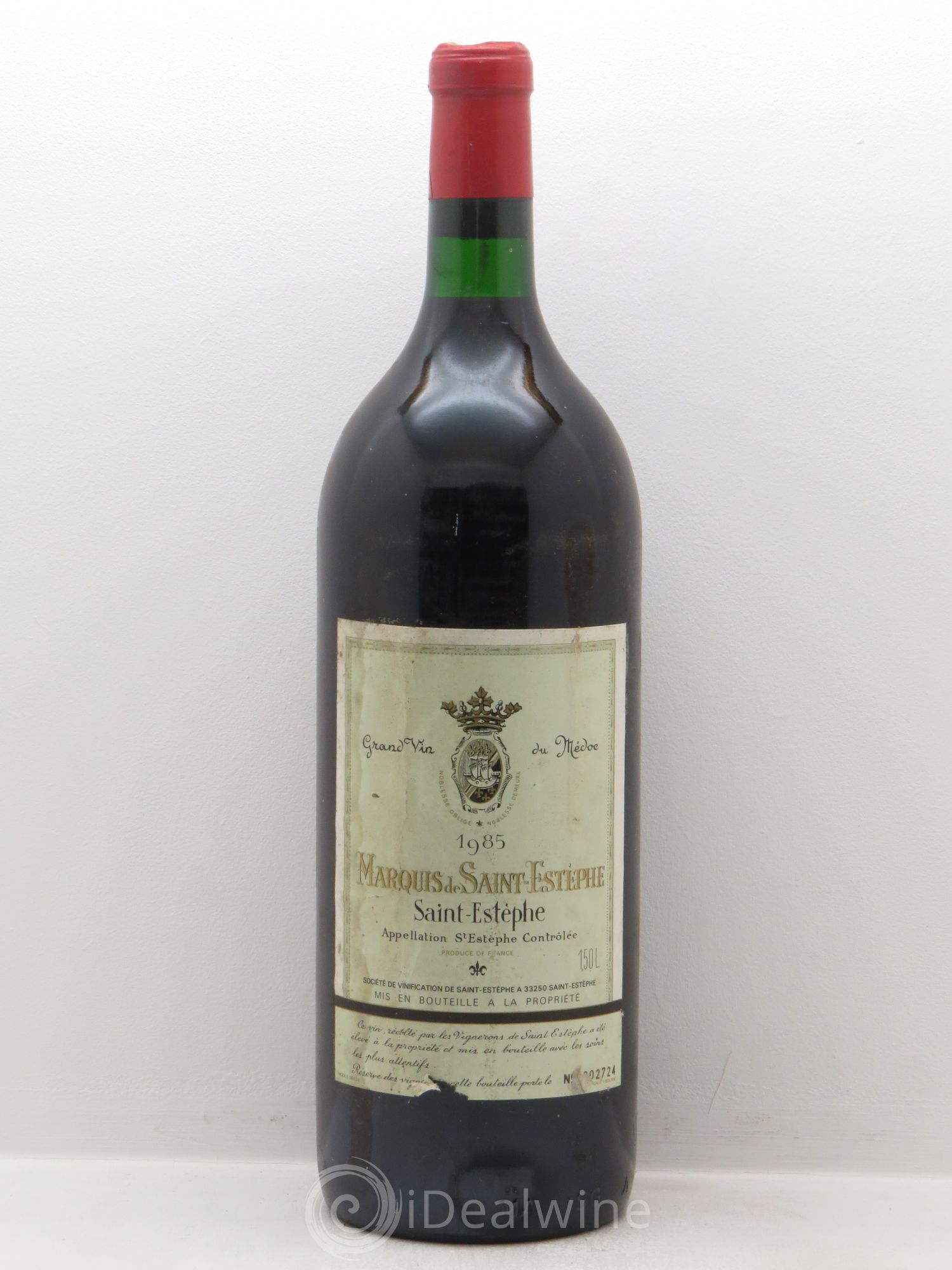 Marquis de Saint Estèphe 1985 - Lot de 1 magnum - 0