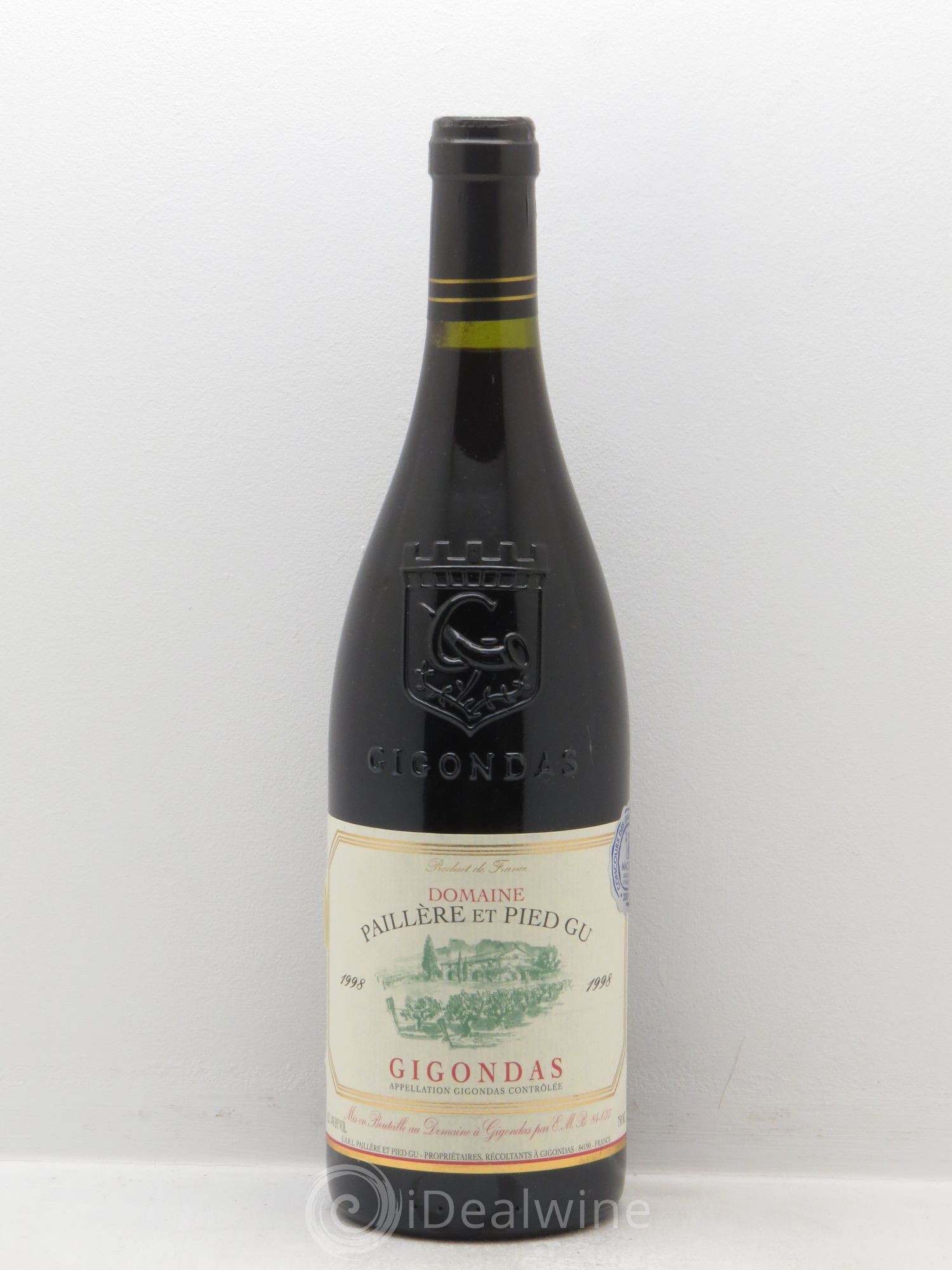 Gigondas Domaine Paillere et Pied Gu (sans prix de réserve) 1998 - Posten von 6 Flaschen - 0