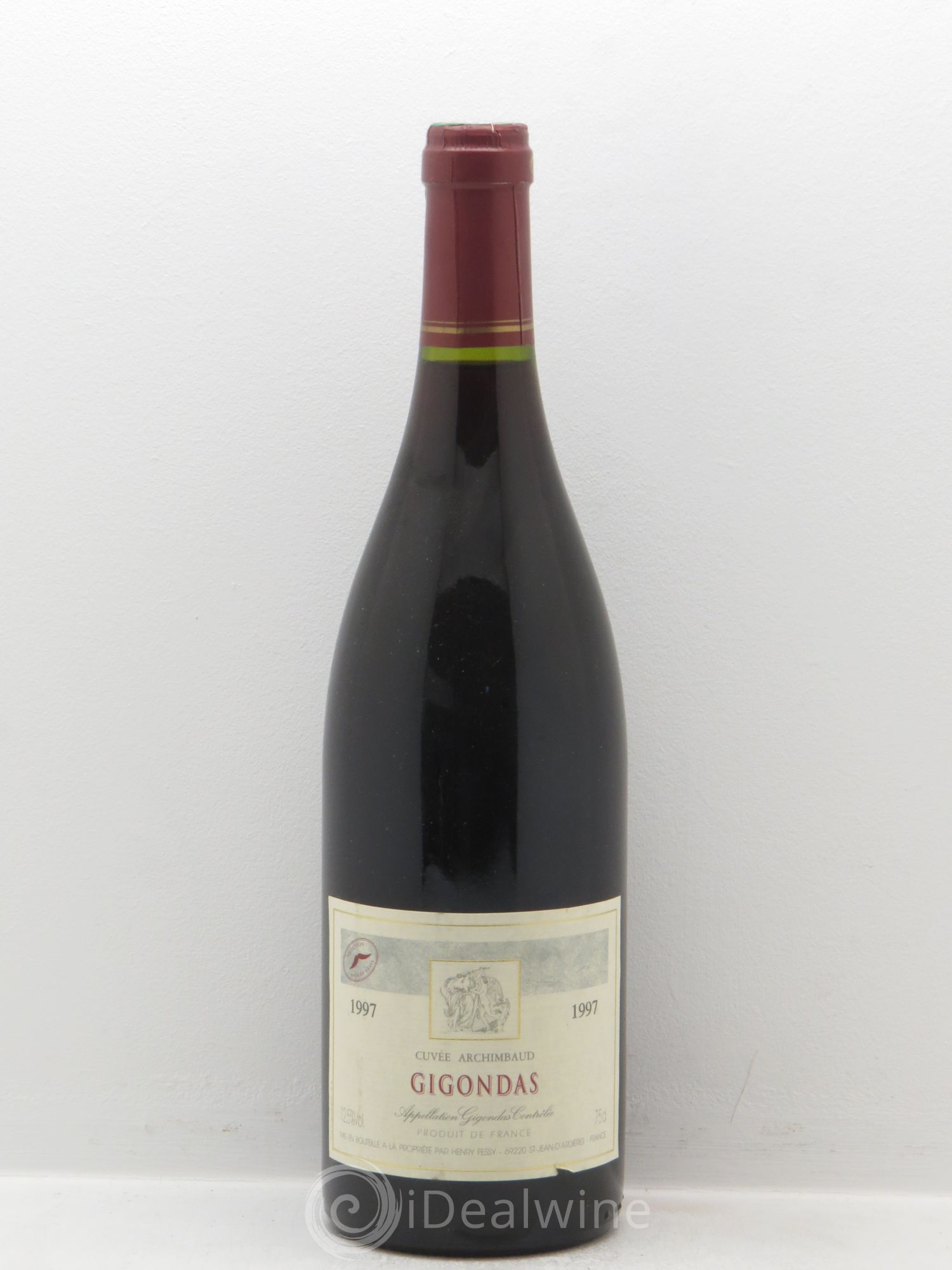 Gigondas Cuvée Archimbaud Henri Fessy (sans prix de réserve) 1997 - Posten von 6 Flaschen - 0