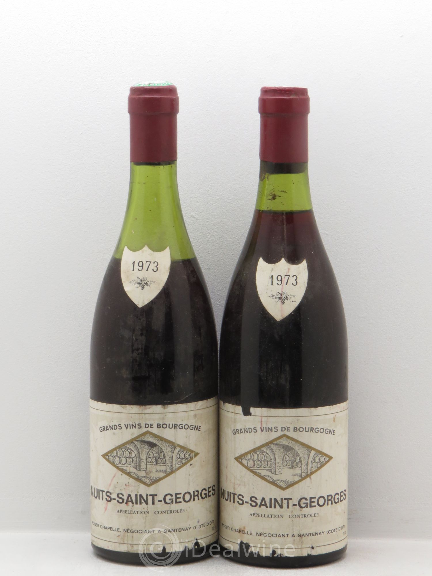 Nuits-Saint-Georges Roger Chapelle (sans prix de réserve) 1973 - Posten von 2 Flaschen - 0