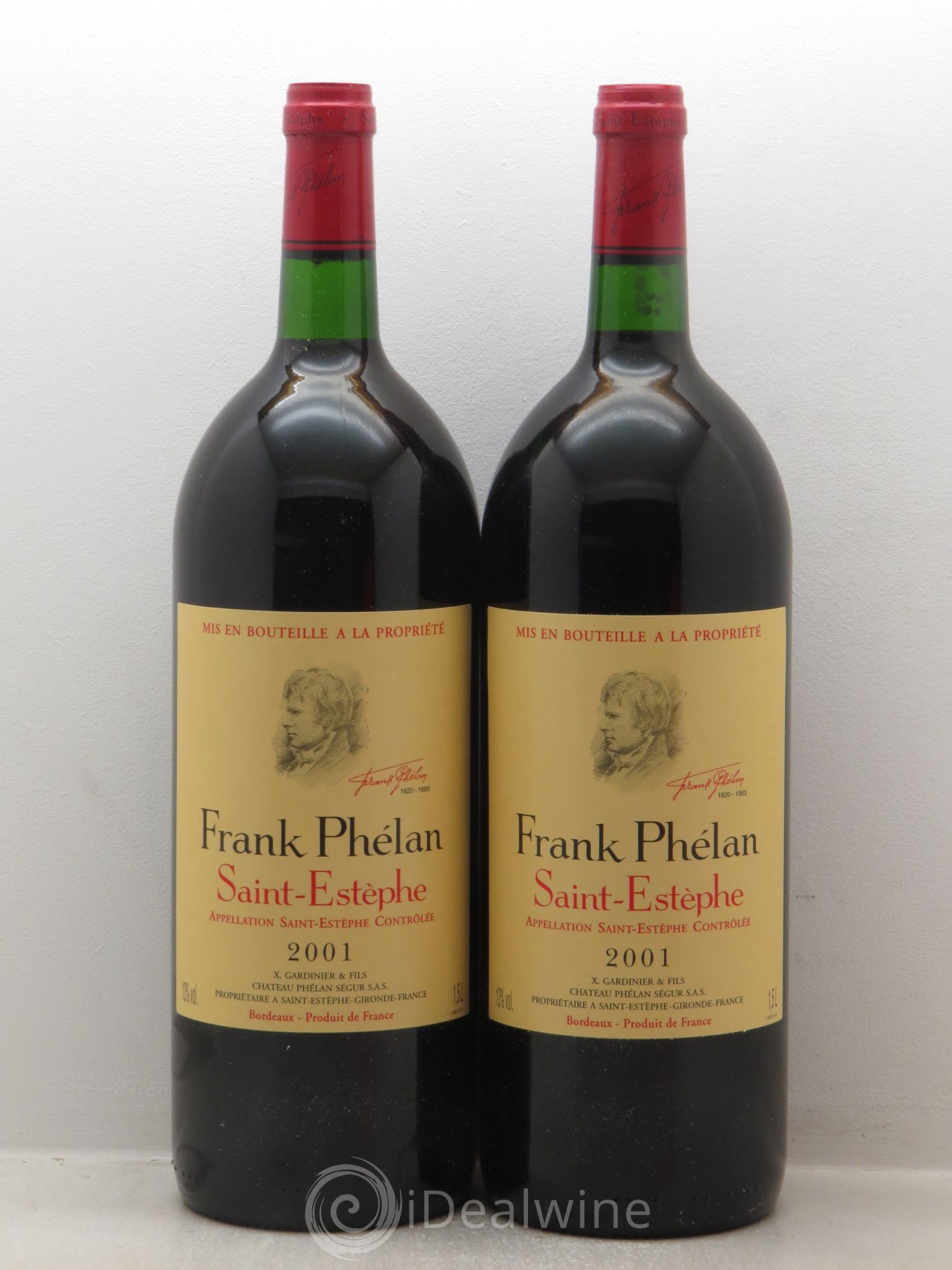 Frank Phélan Second Vin 2001 - Lot de 2 magnums - 0