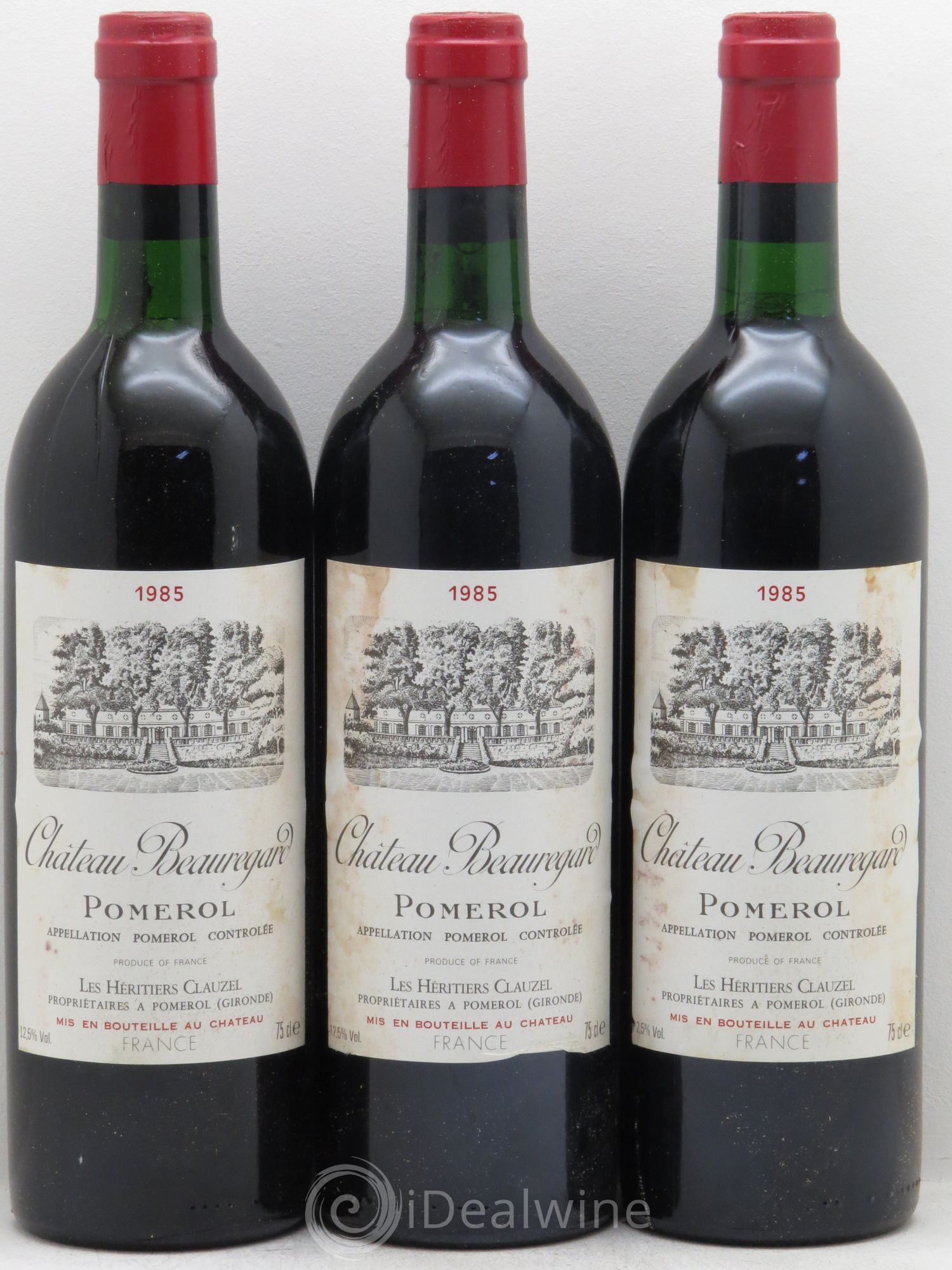 Château Beauregard (sans prix de réserve) 1985 - Lot de 3 bouteilles - 0