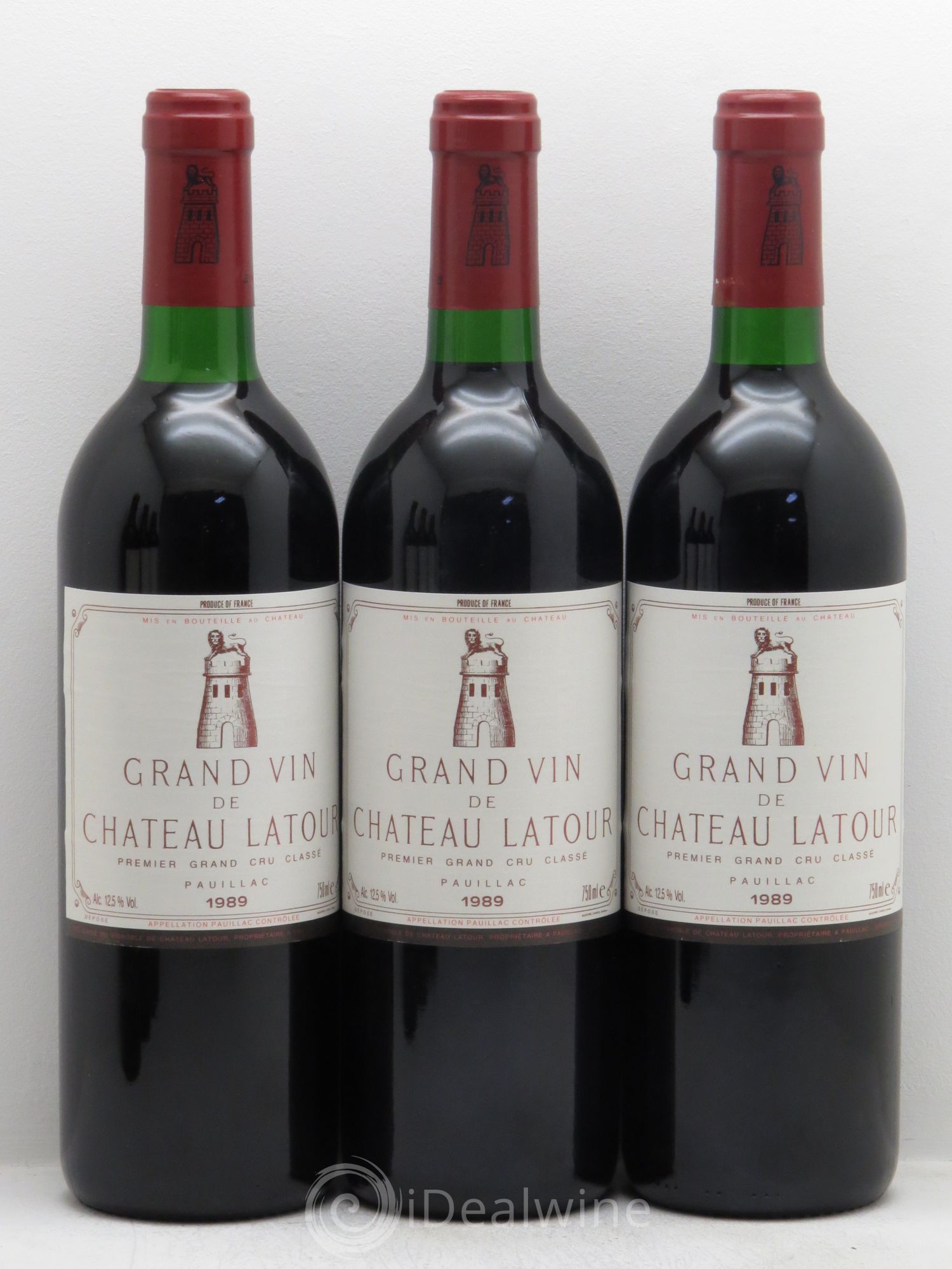 Château Latour 1er Grand Cru Classé 1989 - Lot de 12 bouteilles - 3