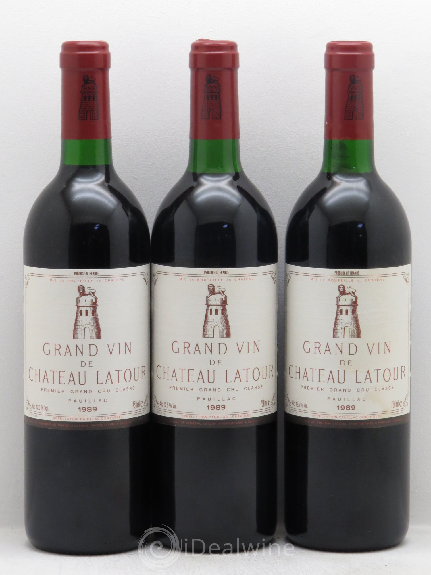 Château Latour 1er Grand Cru Classé 1989 - Lot de 12 bouteilles - 4