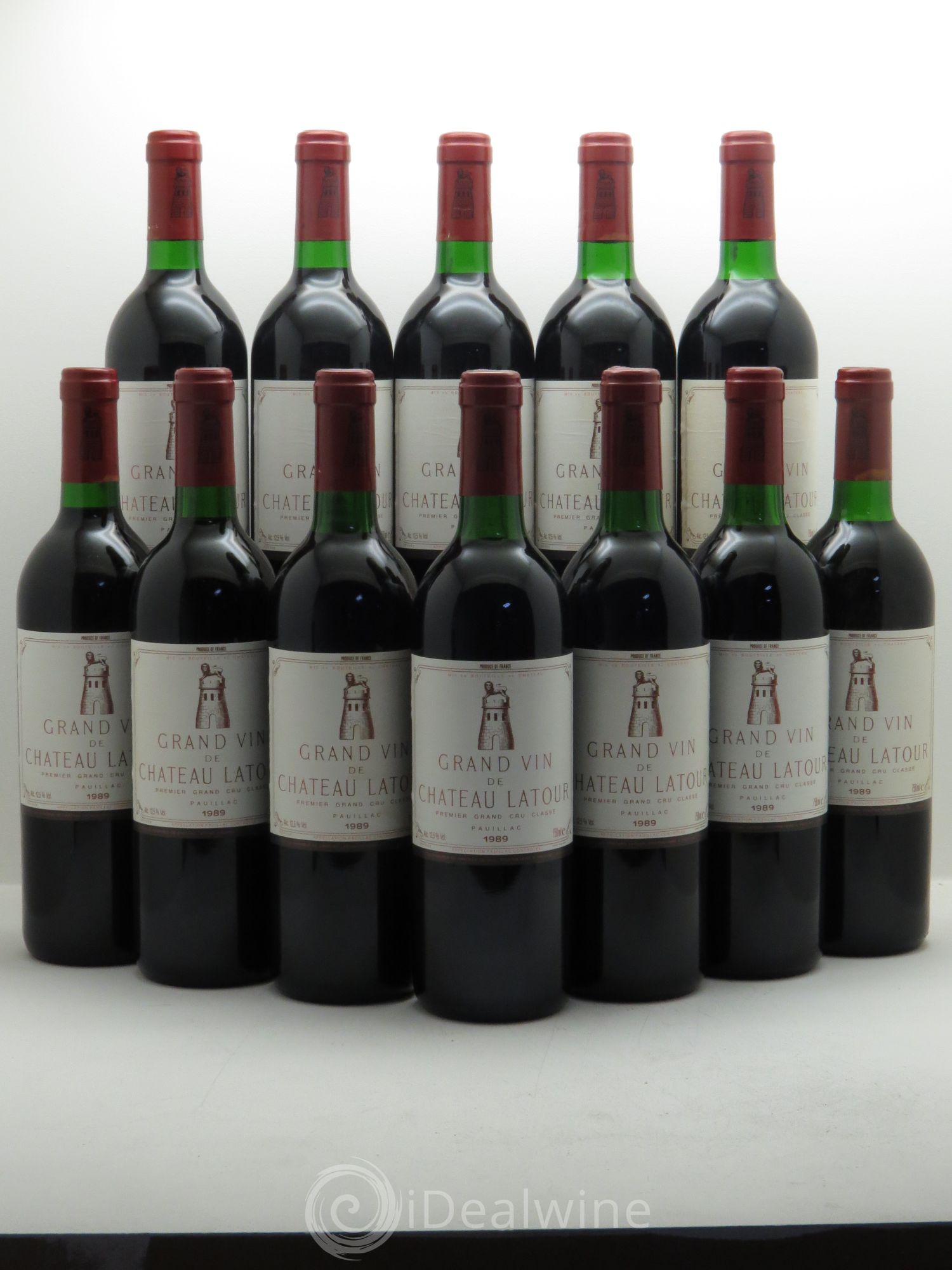 Château Latour 1er Grand Cru Classé 1989 - Lot de 12 bouteilles - 0