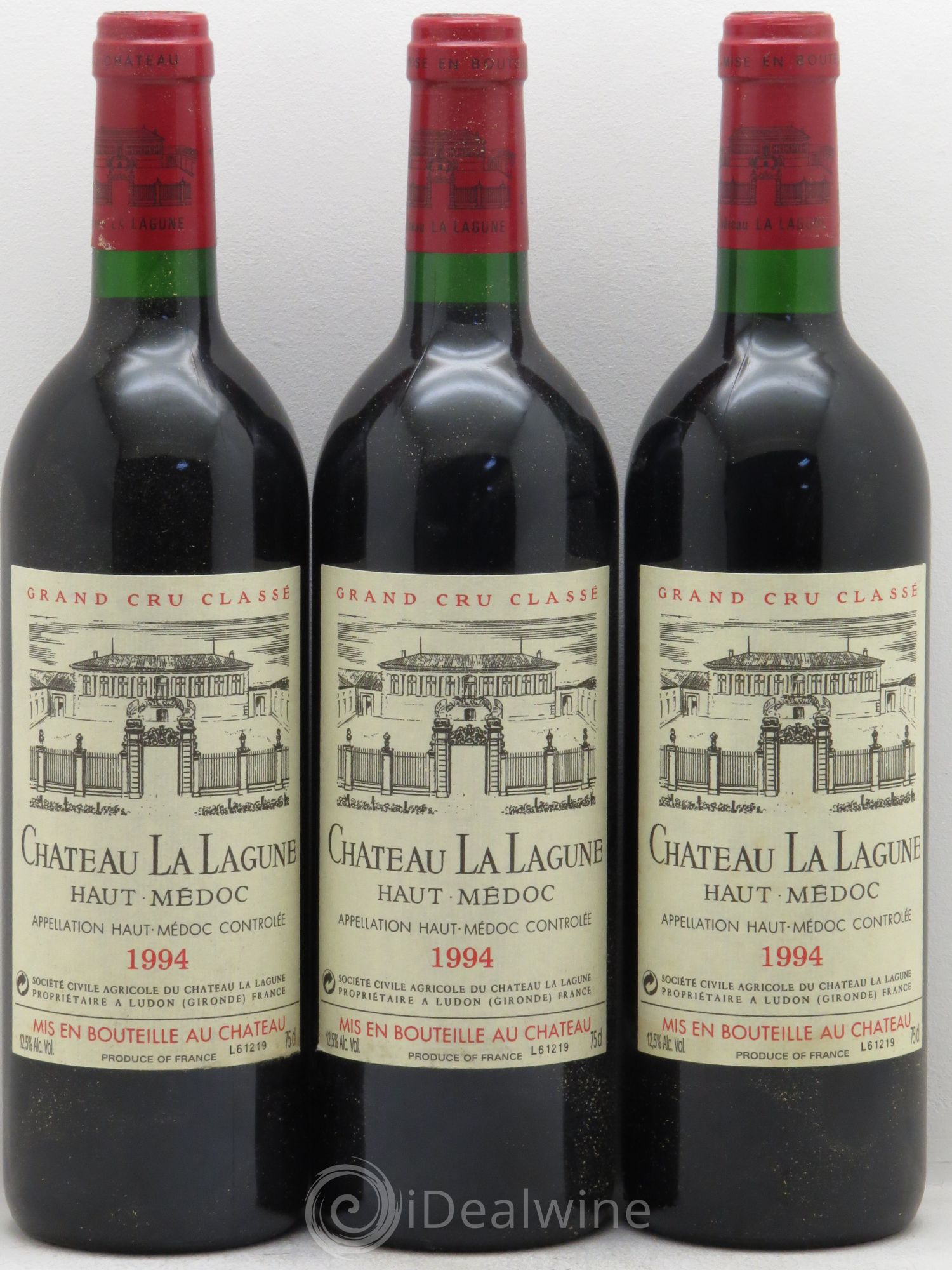 Château la Lagune 3ème Grand Cru Classé (sans prix de réserve) 1994 - Lot de 3 bouteilles - 0