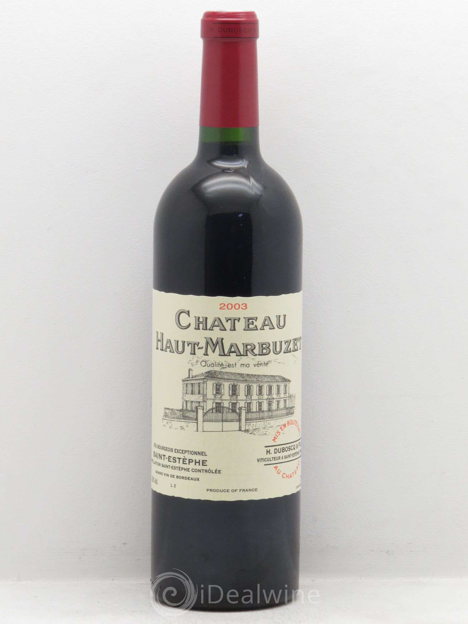 Château Haut Marbuzet 2003 - Lot de 12 bouteilles - 0
