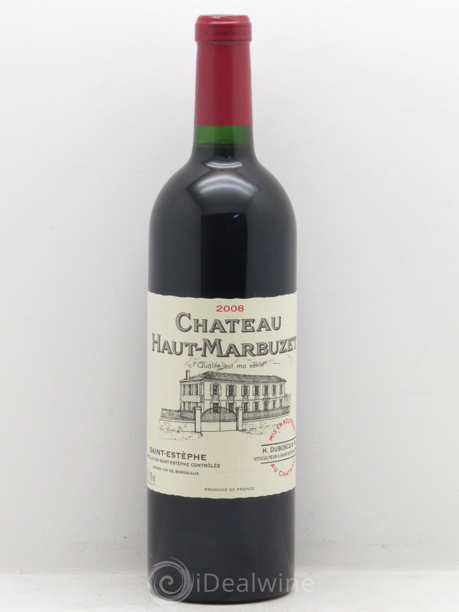 Château Haut Marbuzet 2008 - Lot de 12 bouteilles - 0