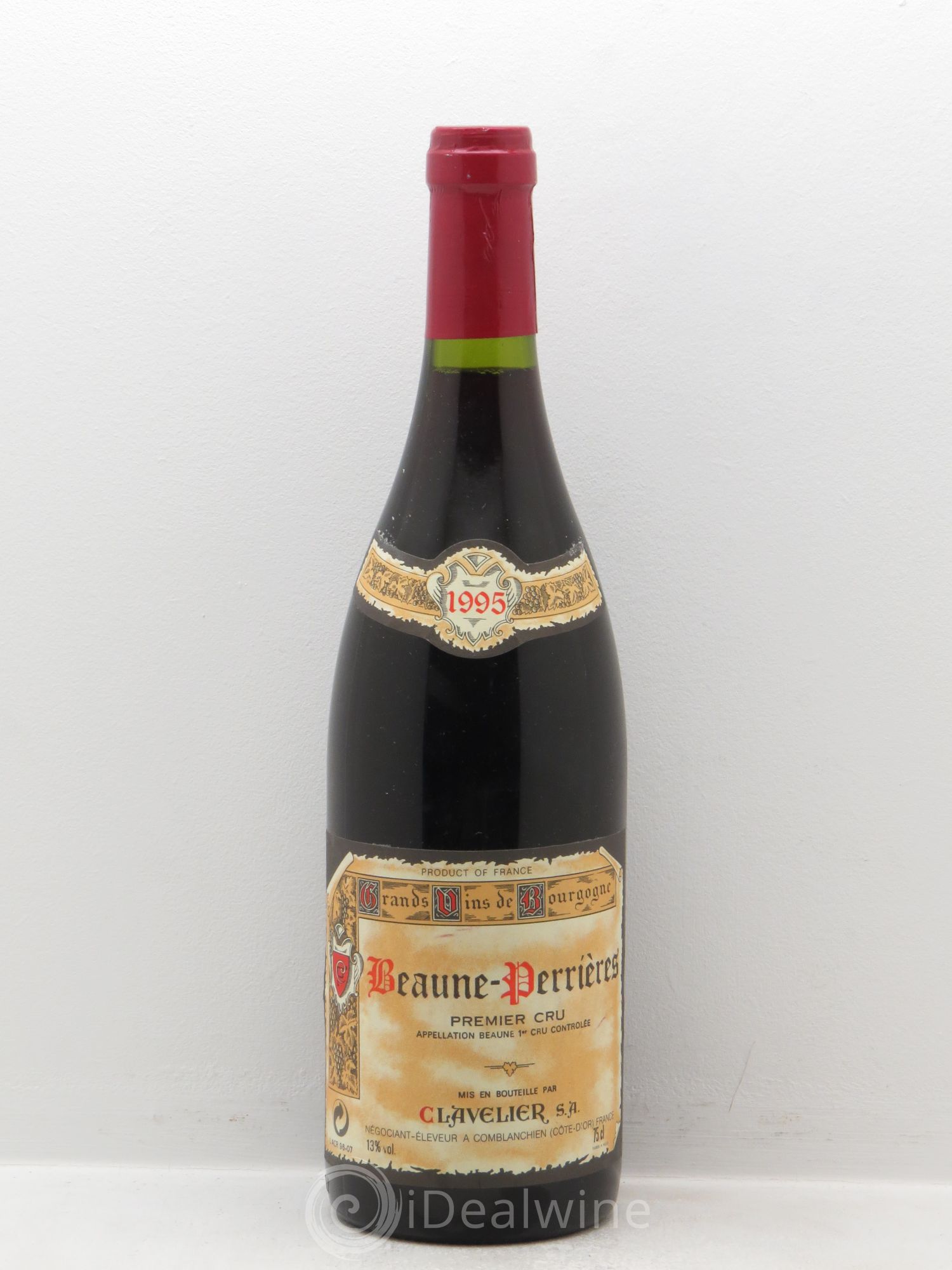 Beaune 1er Cru Clavelier et Fils (sans prix de réserve) 1995 - Posten von 1 Flasche - 0