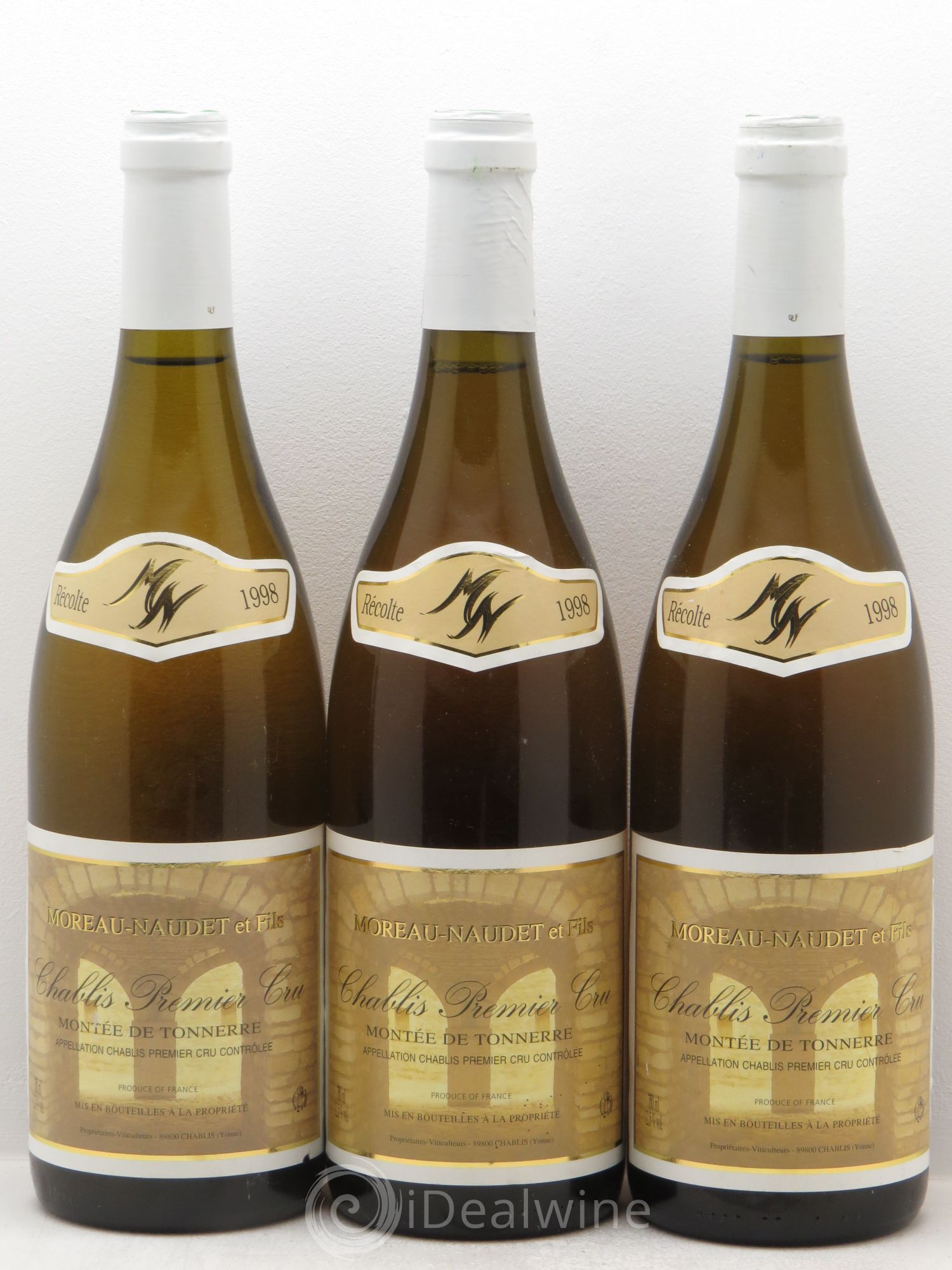 Chablis 1er Cru 1998 - Lot de 3 bouteilles - 0