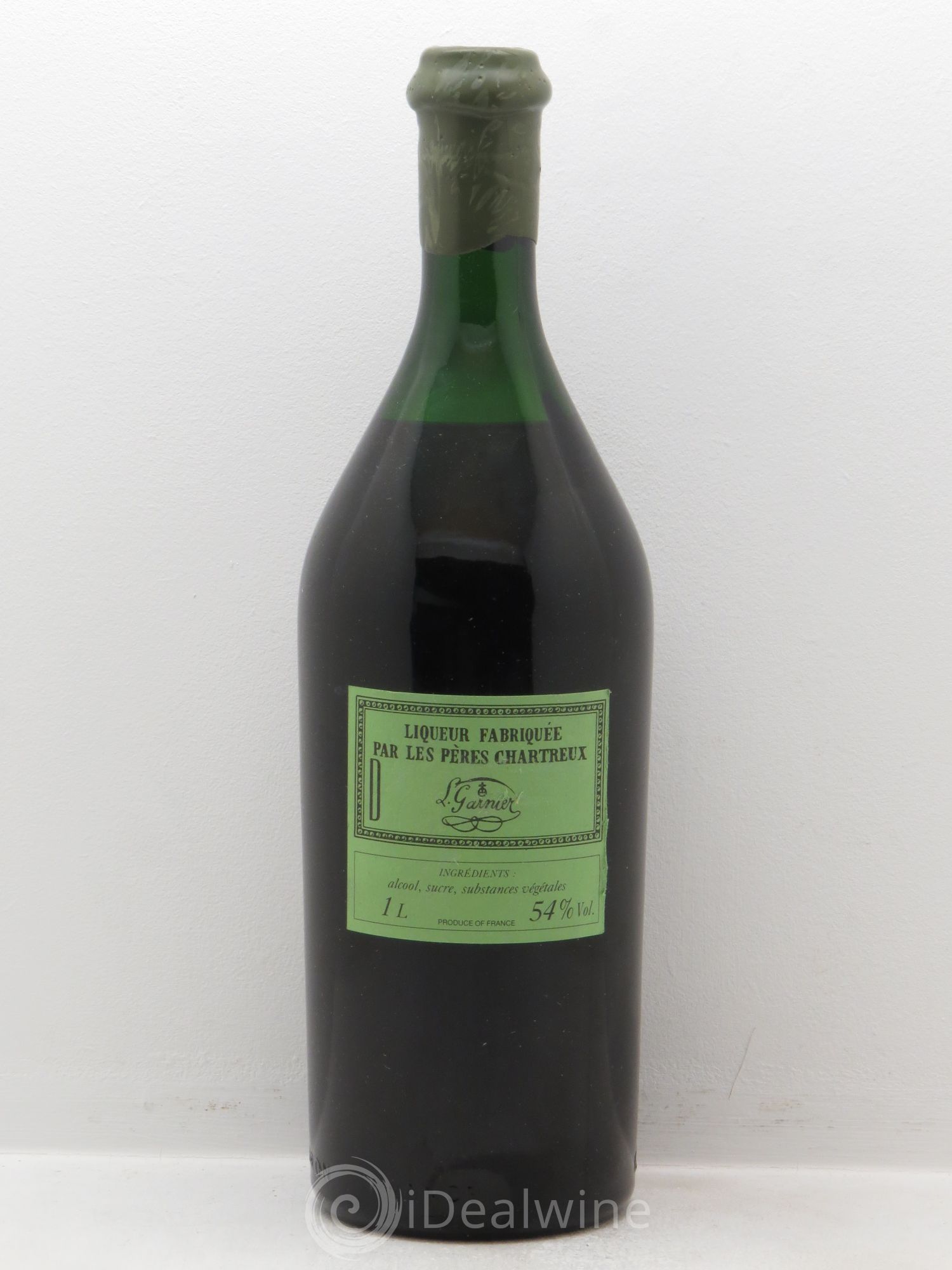 Alcools divers Liqueur de Chartreuse Pères Chartreux 54° (1L) (sans prix de réserve) - Posten von 1 Flasche - 0