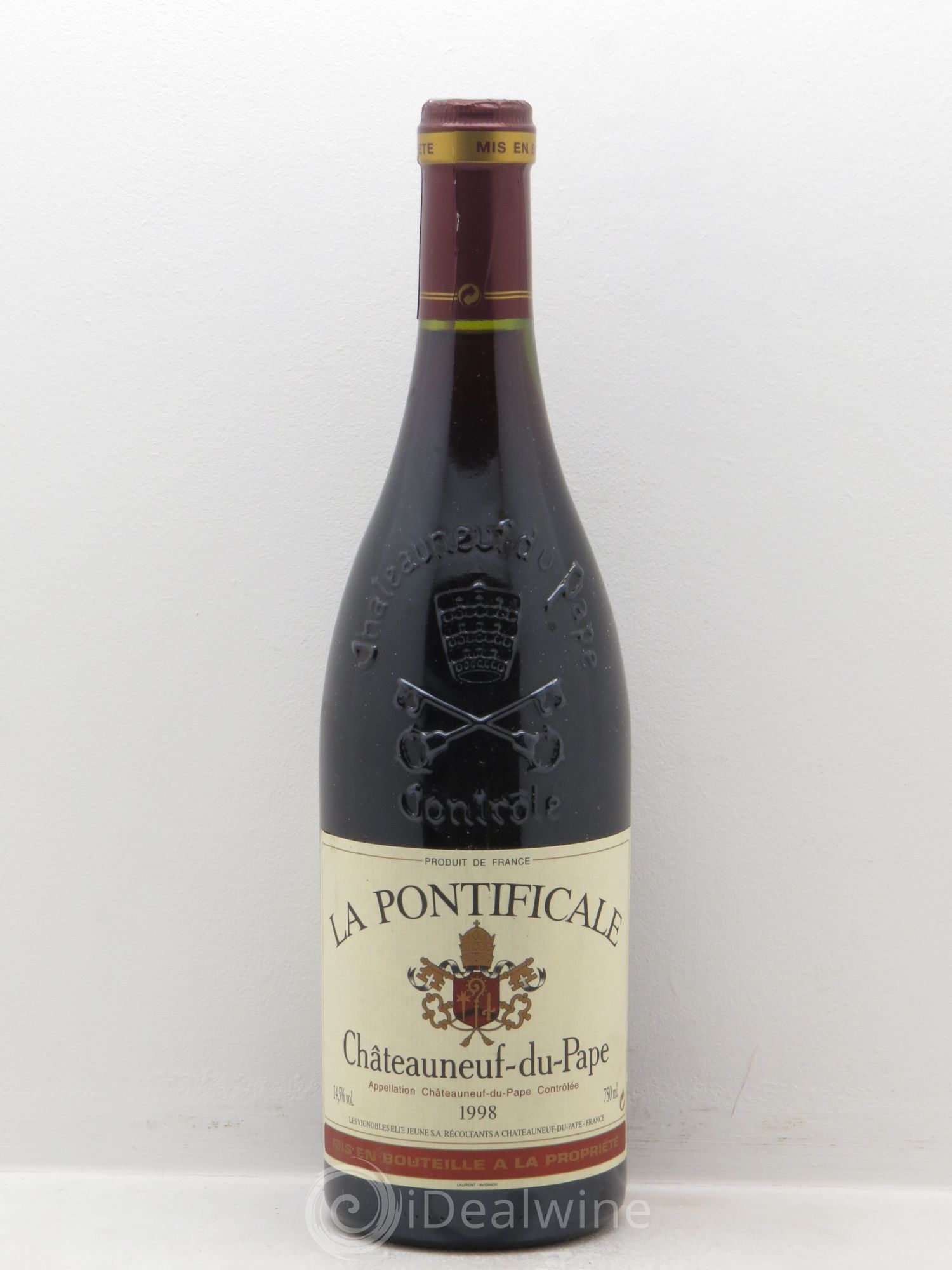 Châteauneuf-du-Pape la Pontificale les Vignobles Elie Jeune (sans prix de réserve) 1998 - Posten von 12 Flaschen - 0