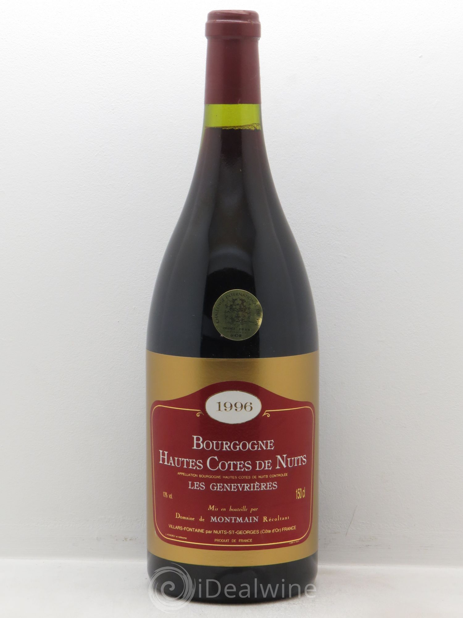Hautes-Côtes de Nuits les Genevrières Domaine de Montmain (sans prix de réserve) 1996 - Posten von 1 Magnum - 0