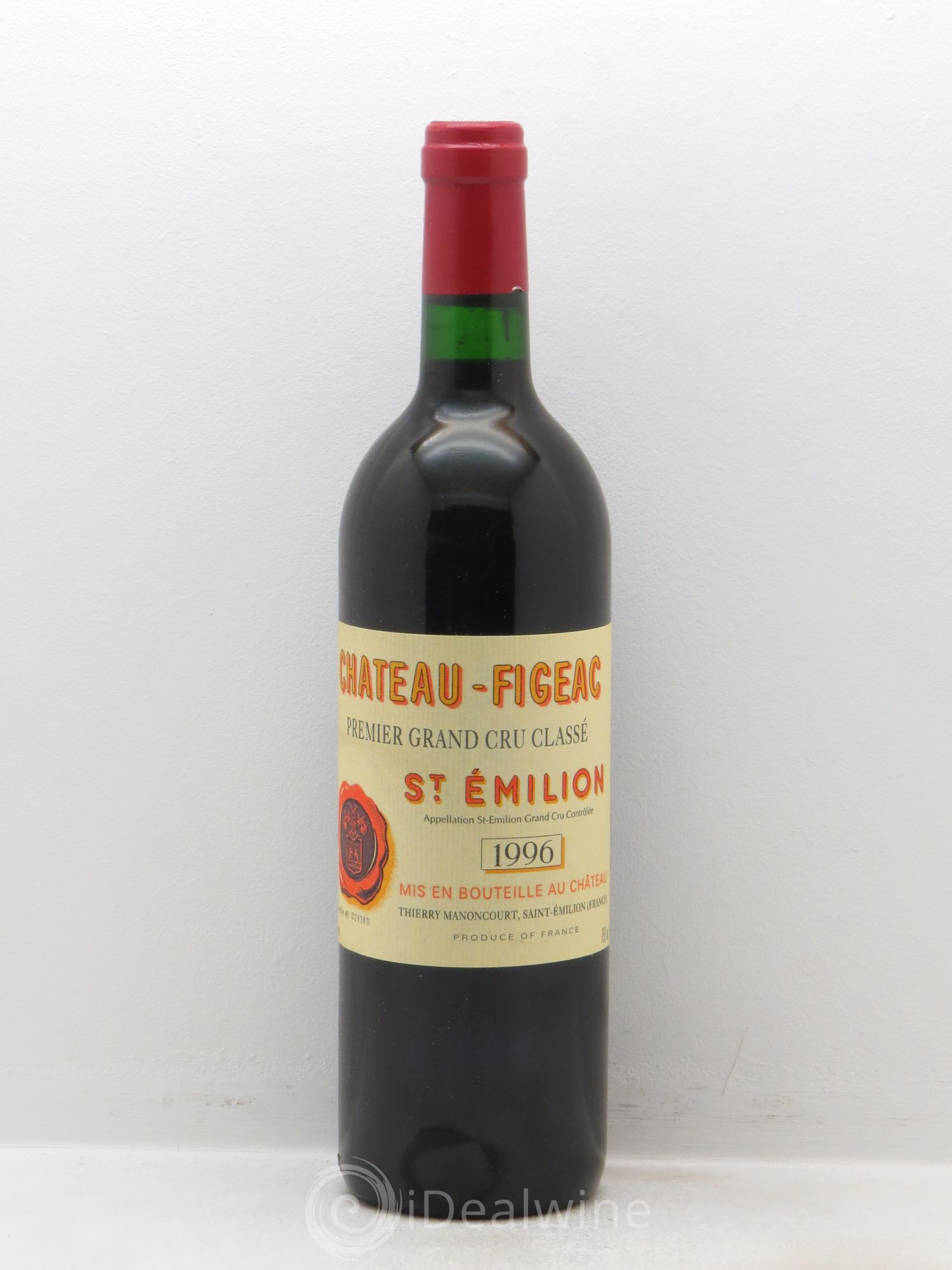 Château Figeac 1er Grand Cru Classé A 1996 - Lot de 12 bouteilles - 0