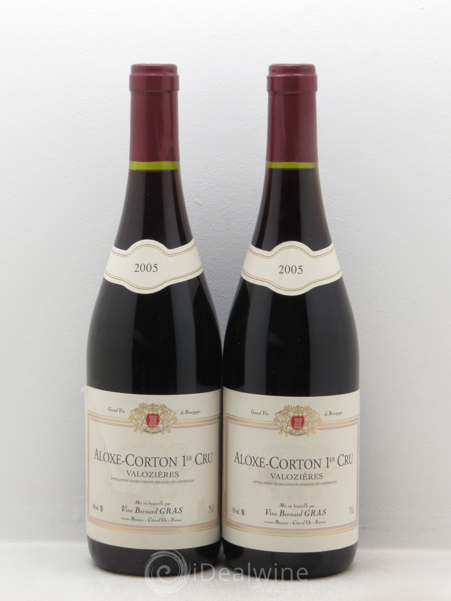Aloxe-Corton 1er Cru B.Gras (sans prix de réserve) 2005 - Posten von 2 Flaschen - 0