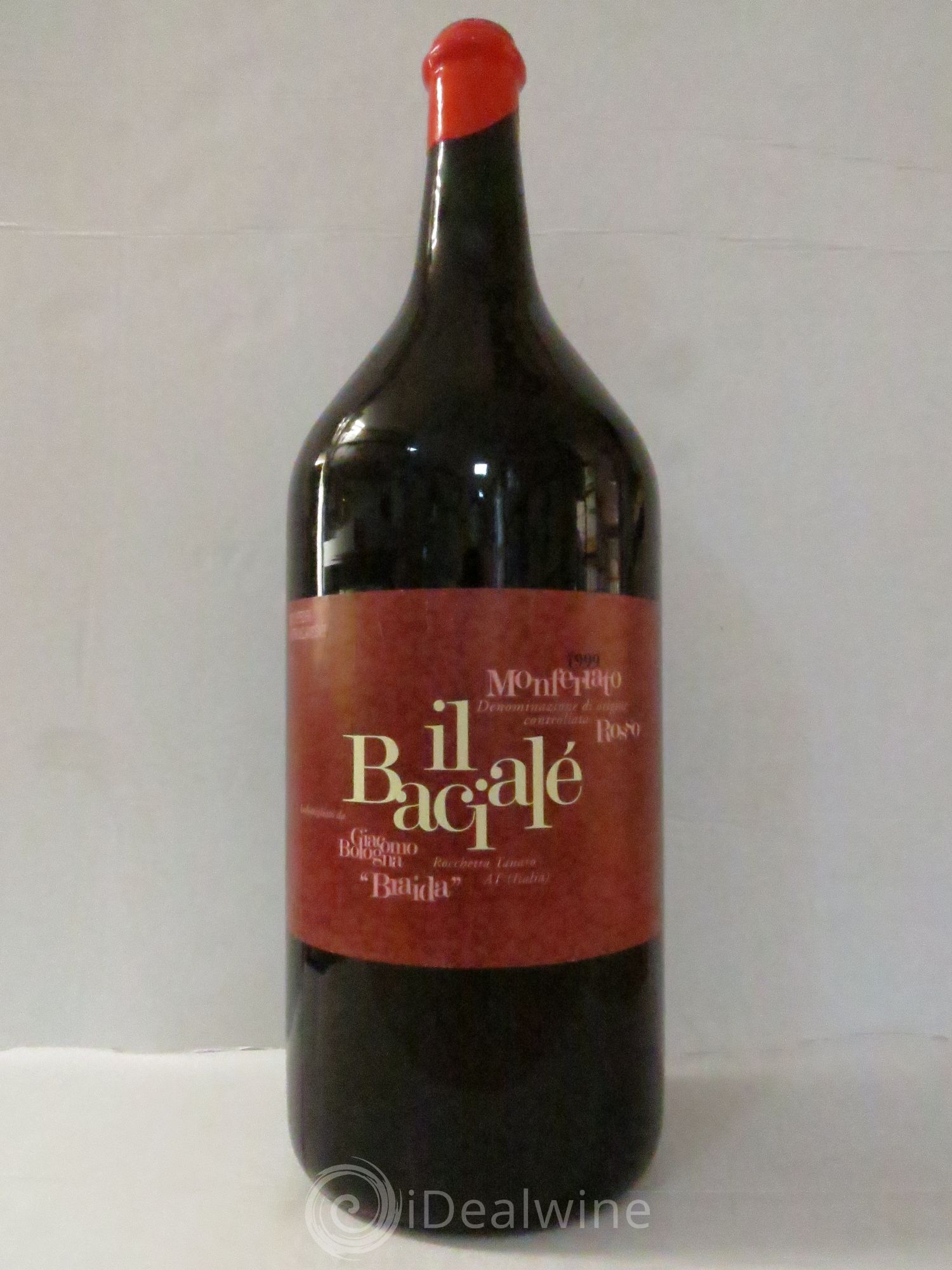 Italie Braida il Baciale Monferrato Rosso (12L) 1999 - Posten von 1 Balthazar - 0