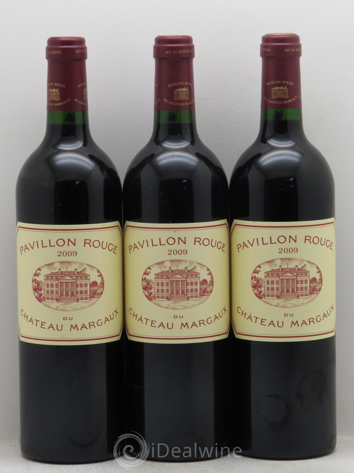 Pavillon Rouge du Château Margaux Second Vin 2009 - Lot de 3 bouteilles - 0