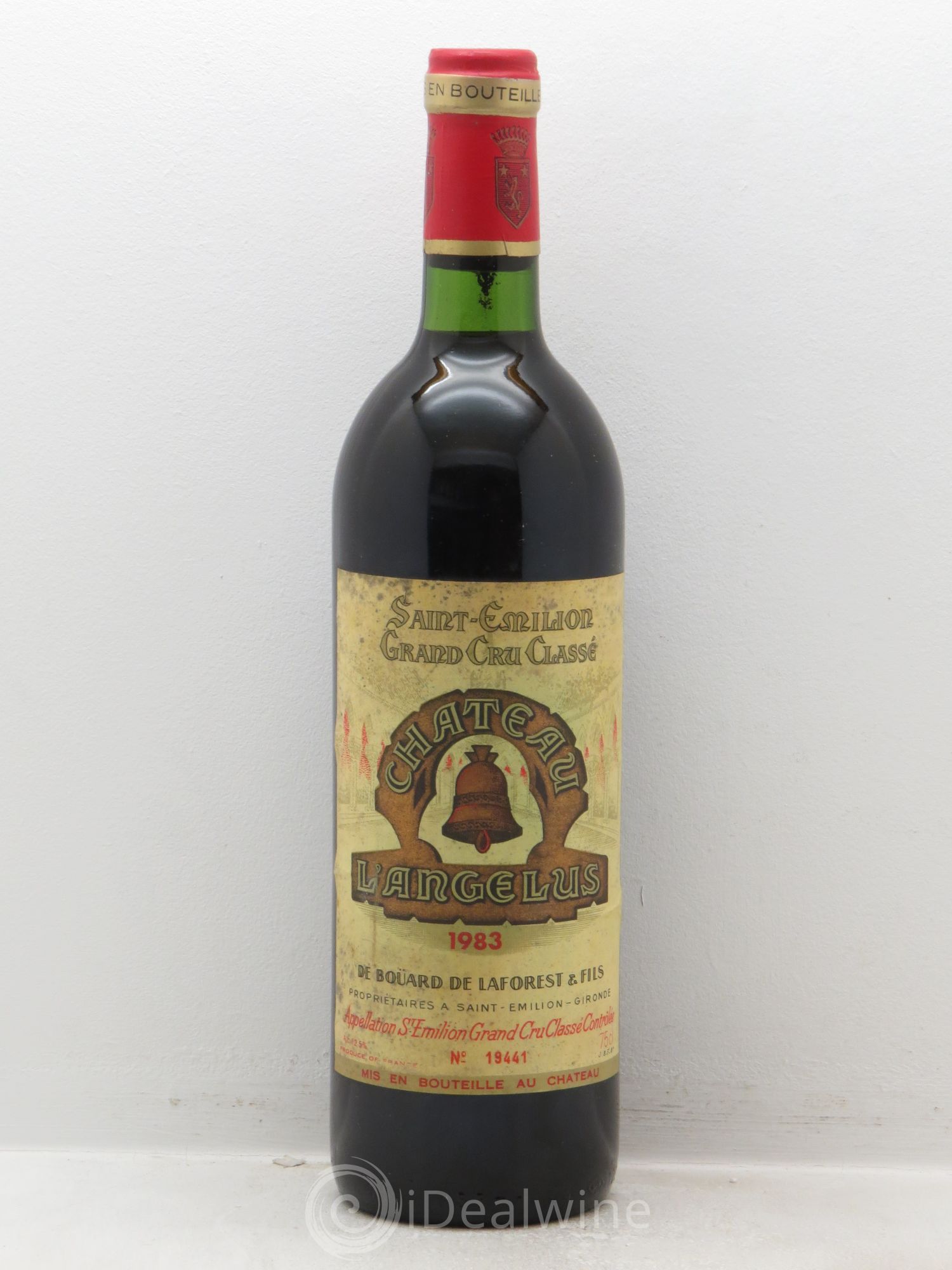 Château Angélus 1er Grand Cru Classé A (sans prix de réserve) 1983 - Lot de 1 bouteille - 0