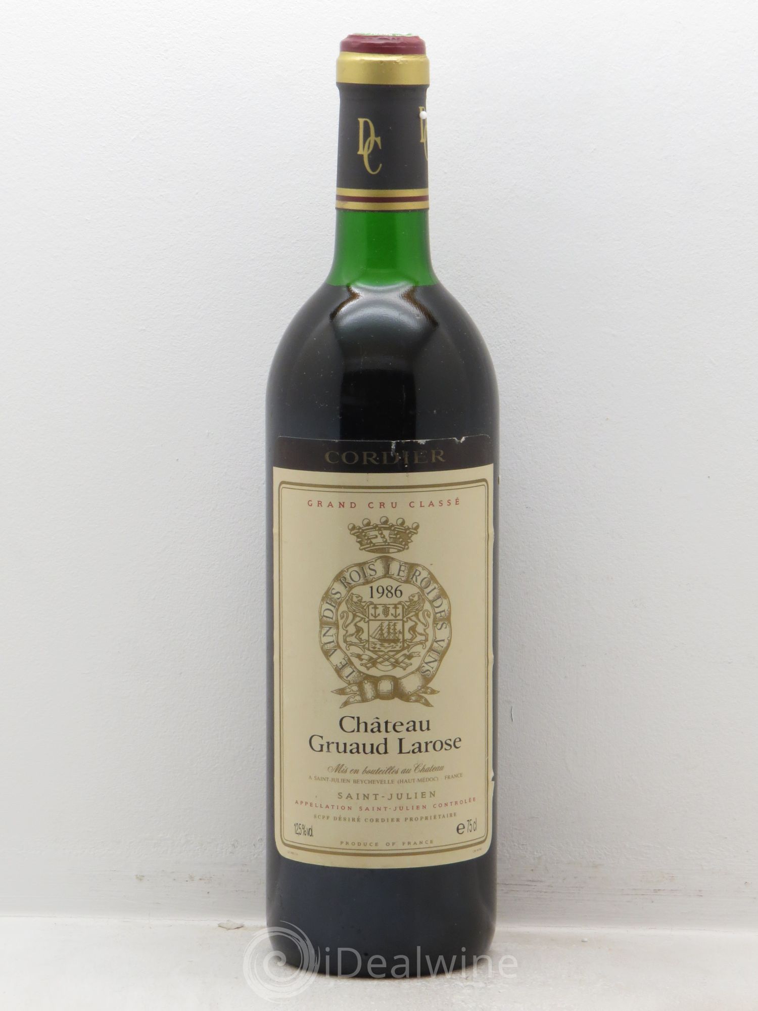 Château Gruaud Larose 2ème Grand Cru Classé (sans prix de réserve) 1986 - Lot de 1 bouteille - 0