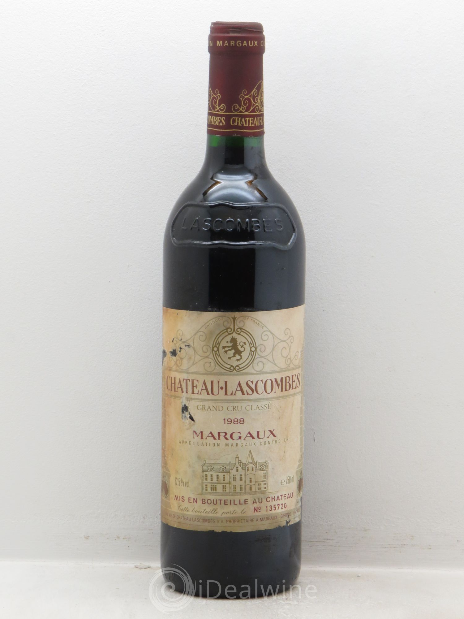 Château Lascombes 2ème Grand Cru Classé (sans prix de réserve) 1988 - Lot de 1 bouteille - 0