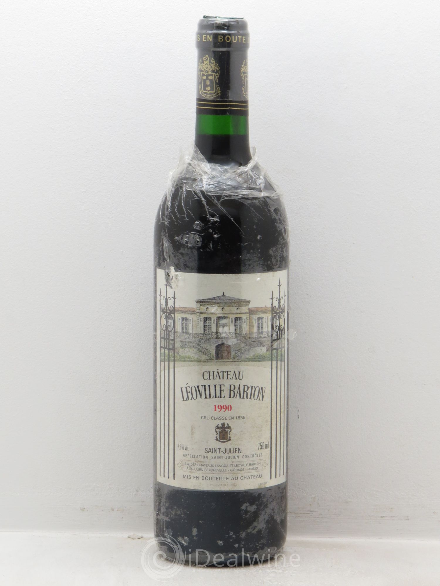 Château Léoville Barton 2ème Grand Cru Classé (sans prix de réserve) 1990 - Lot de 1 bouteille - 0